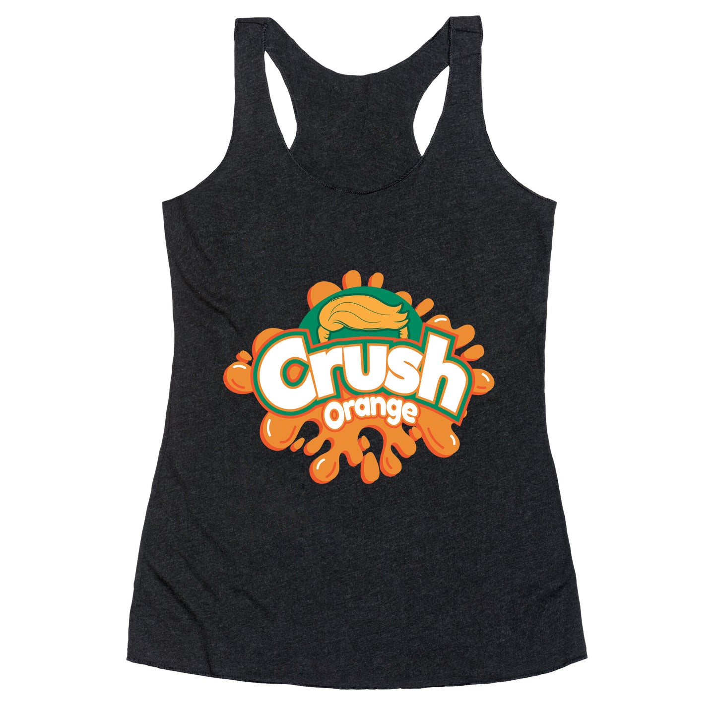 Orange Crush Harris Walz 2024 Racerback Tank