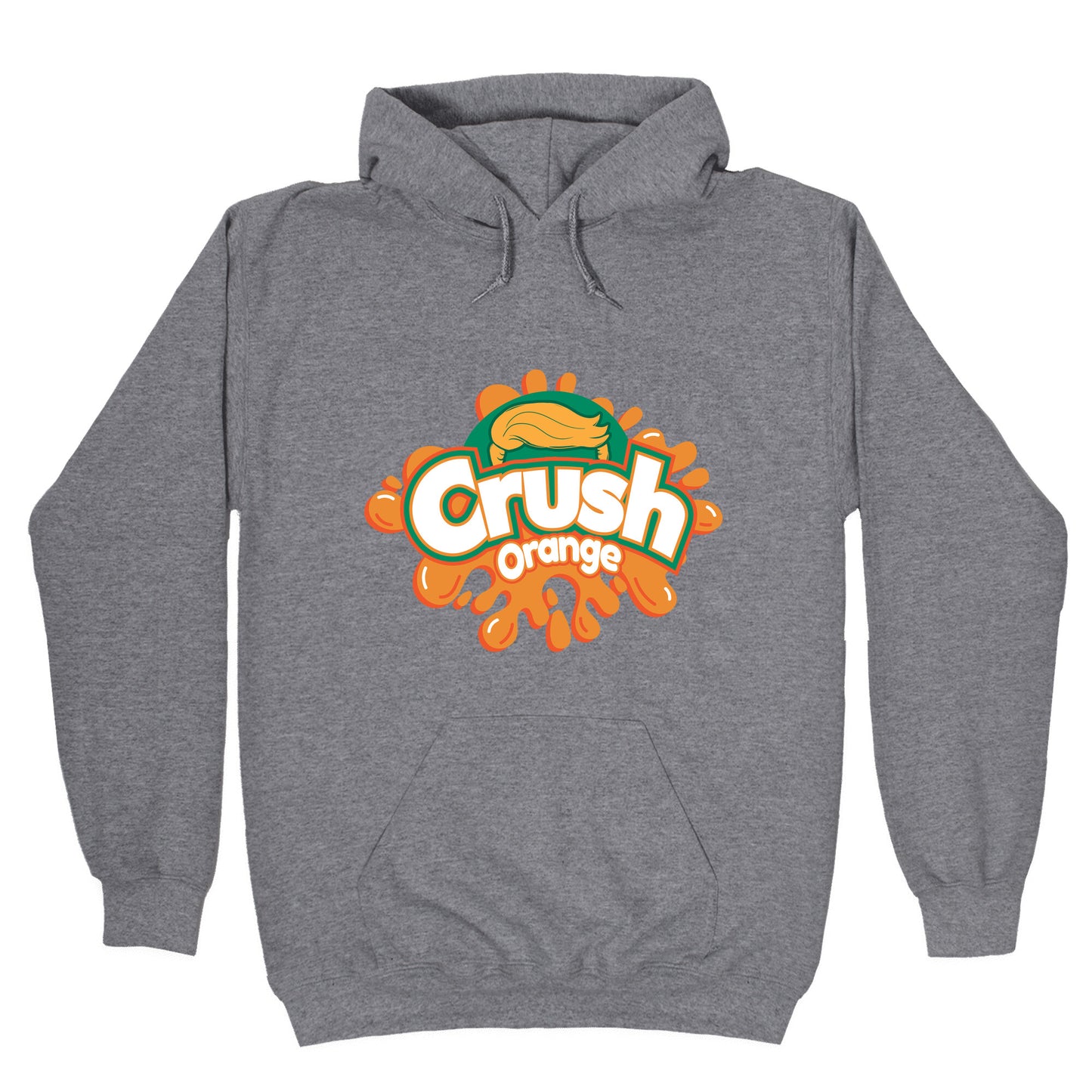 Orange Crush Harris Walz 2024 Hoodie