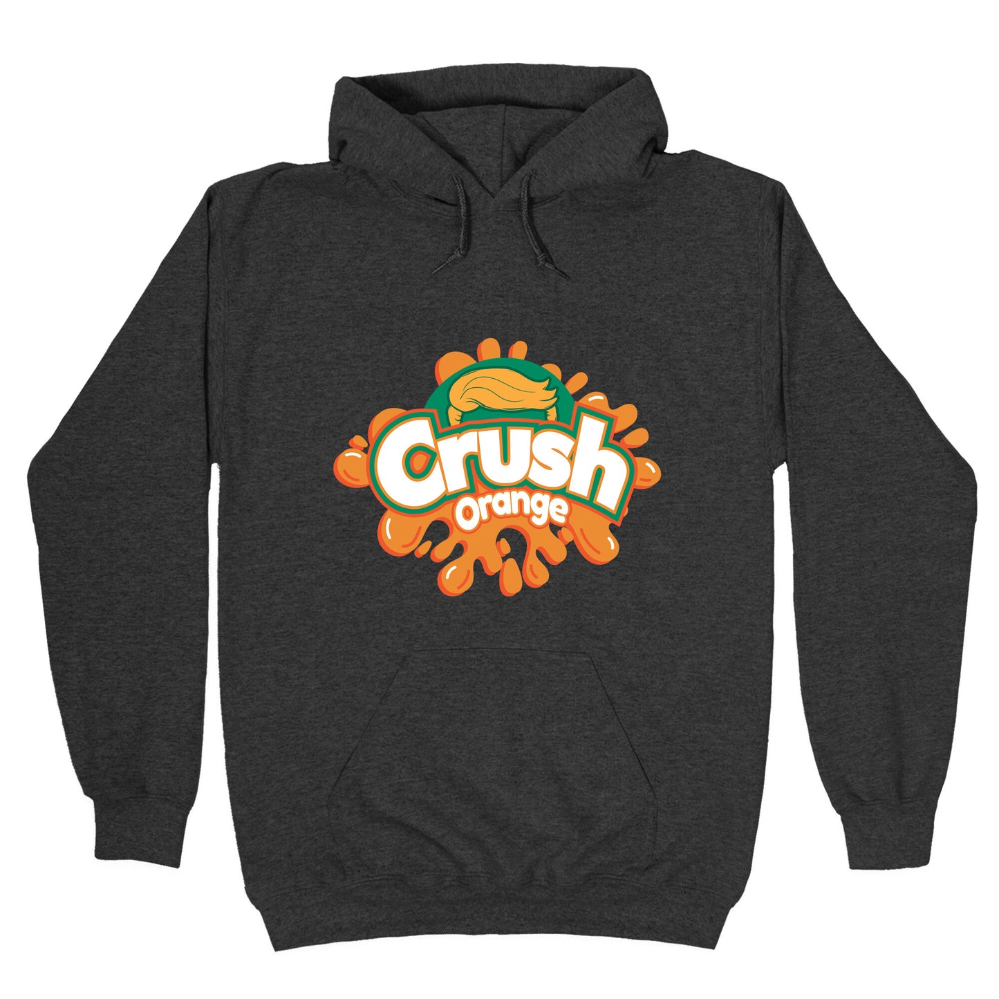Orange Crush Harris Walz 2024 Hoodie