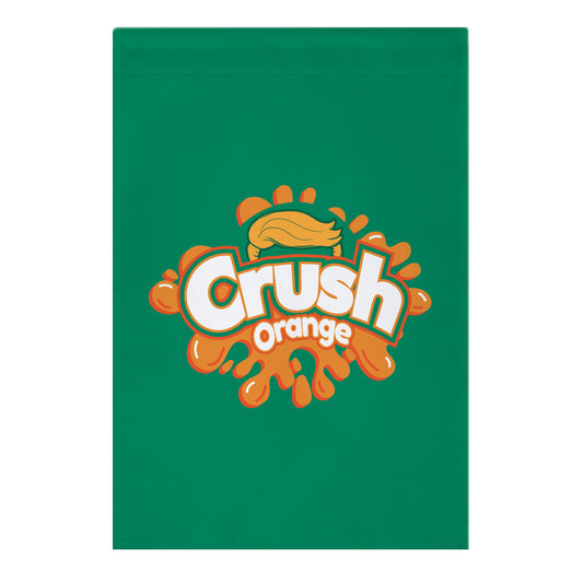 Orange Crush Harris Walz 2024 Garden Flag