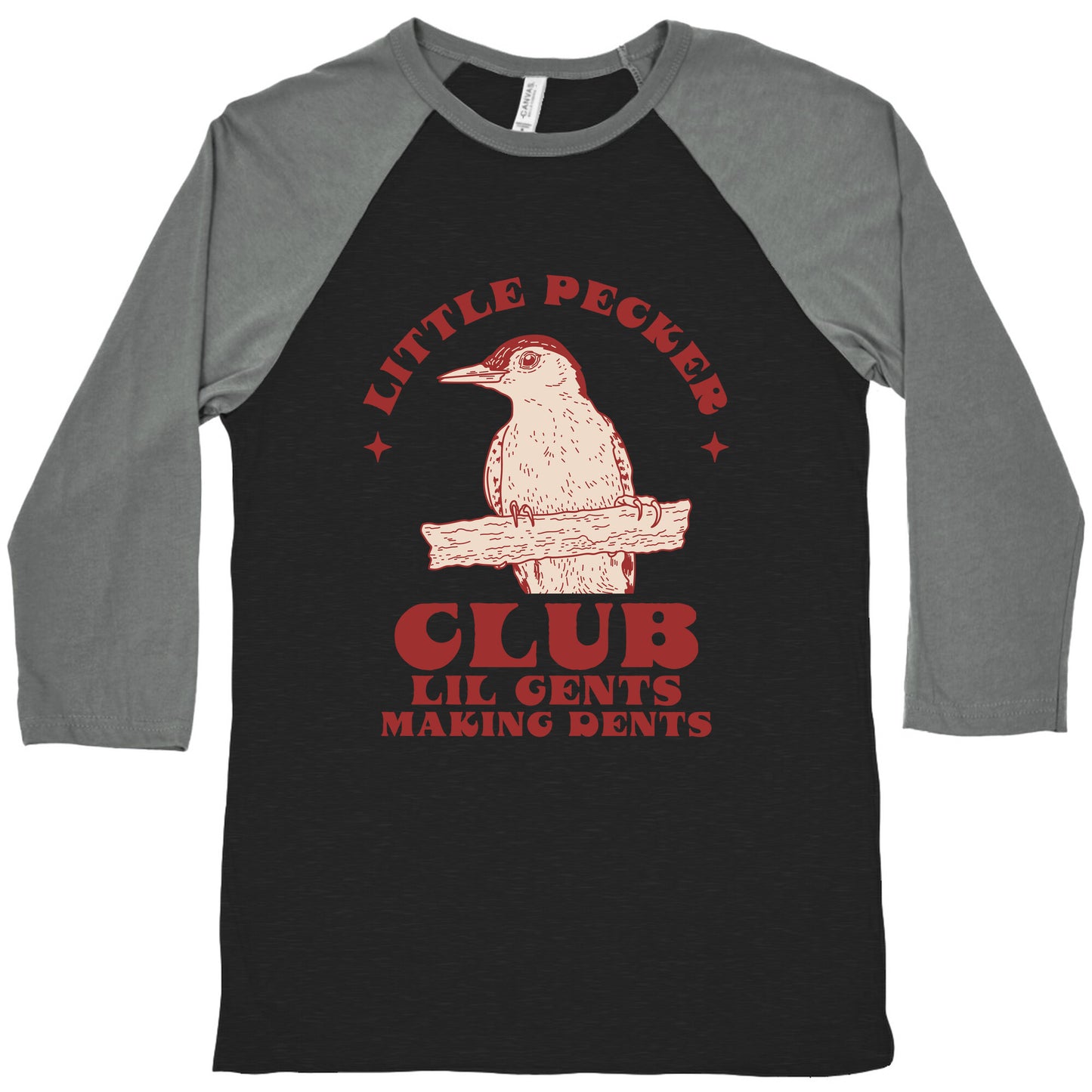 Little Pecker Club Baseball Tee