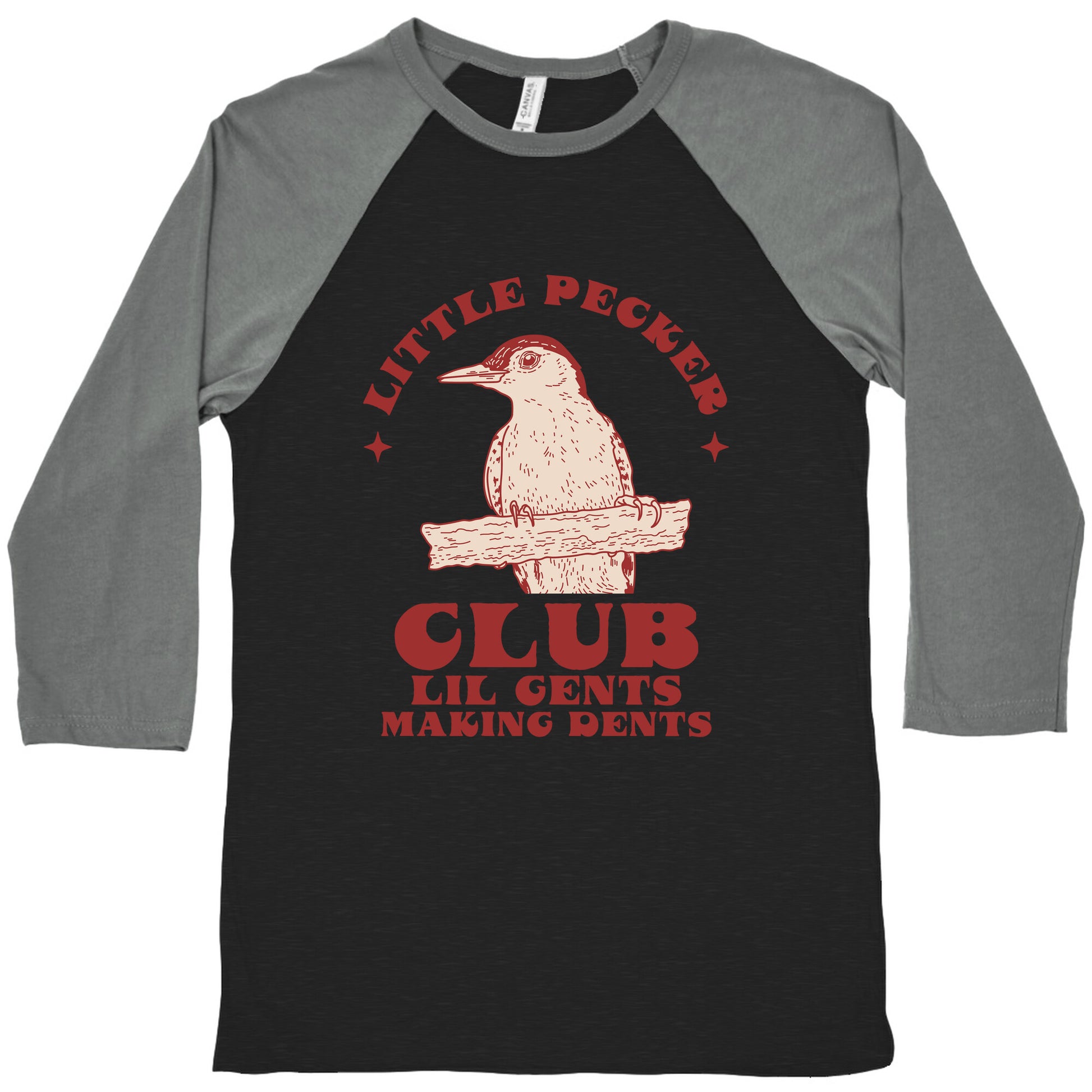 Little Pecker Club Baseball Tee