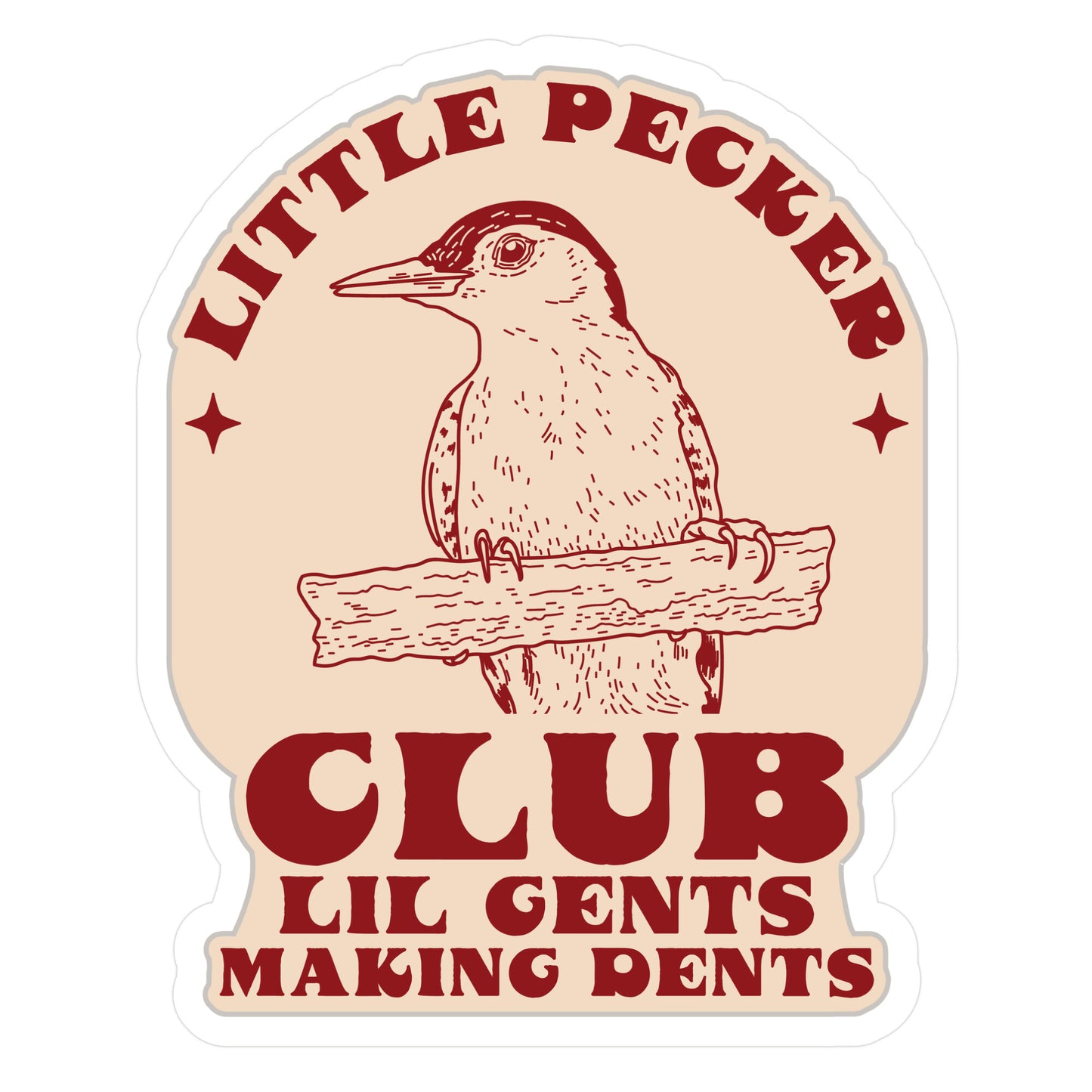 Little Pecker Club Sticker