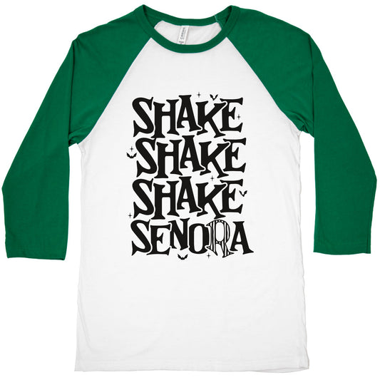 Beetlejuice Shake Senora Baseball Tee