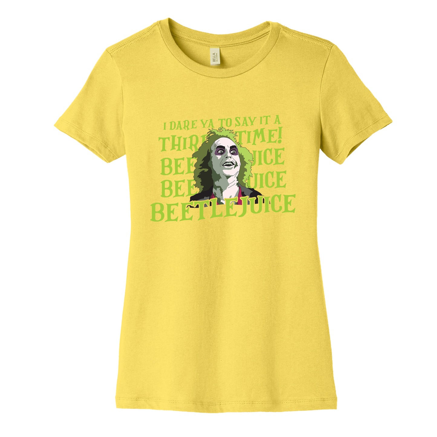 Beetlejuice I Dare Ya Womens Cotton Tee