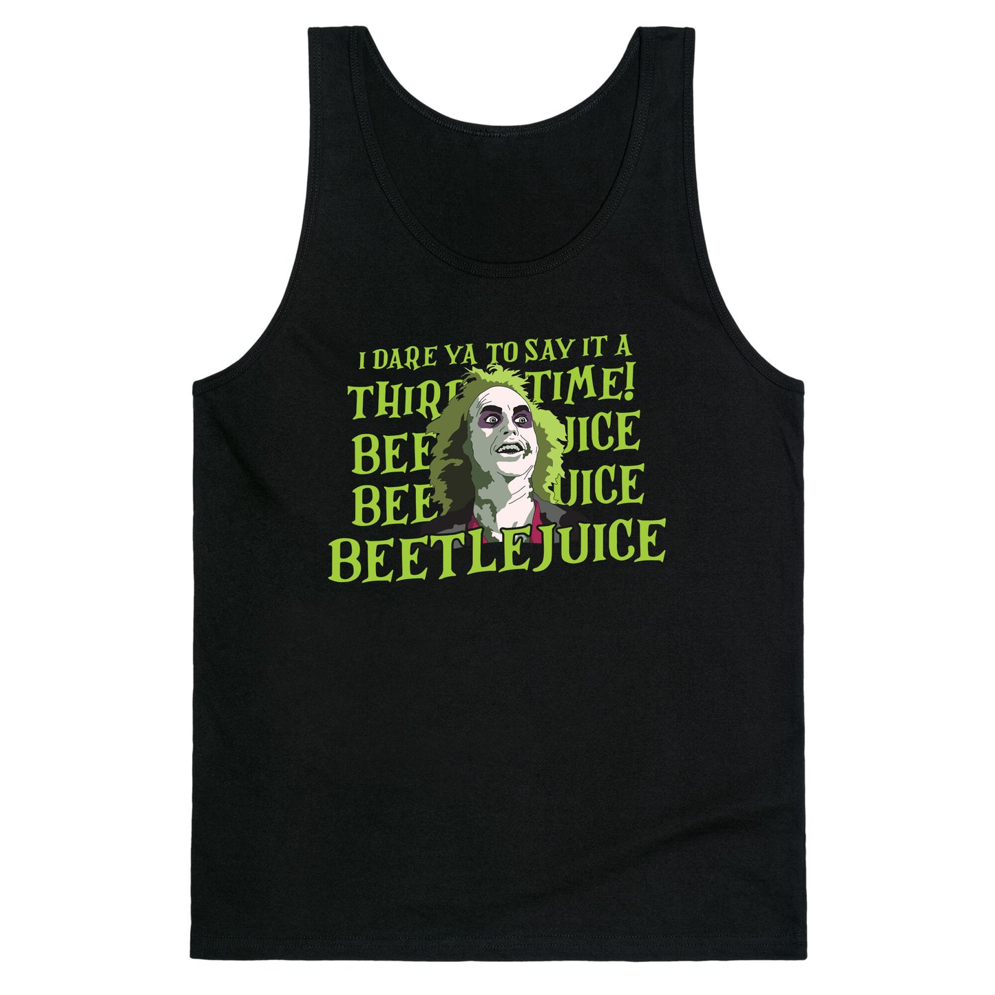 Beetlejuice I Dare Ya Tank Top