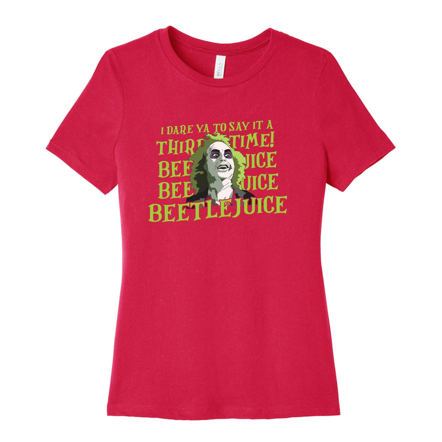 Beetlejuice I Dare Ya Womens Cotton Tee