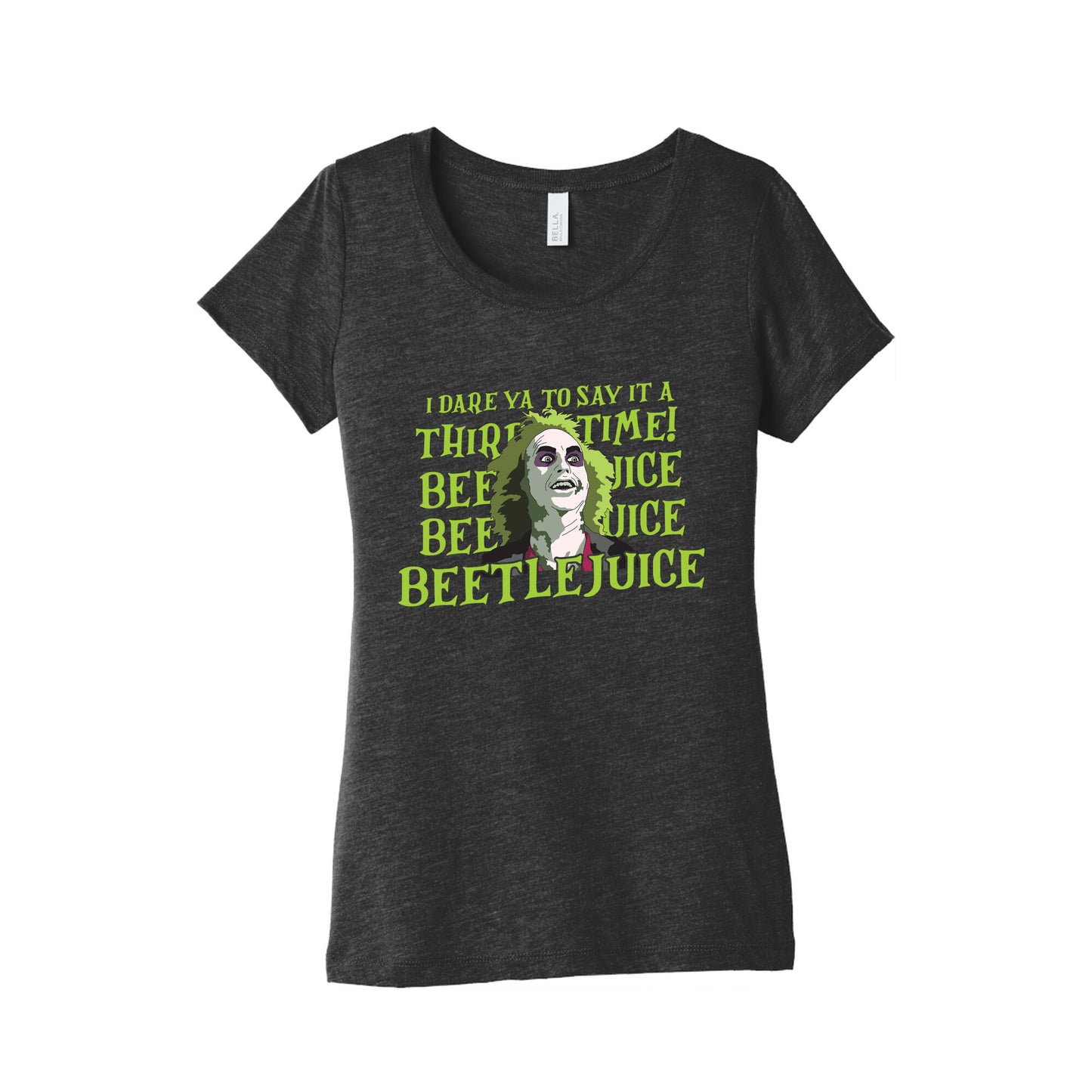 Beetlejuice I Dare Ya Womens Triblend Tee
