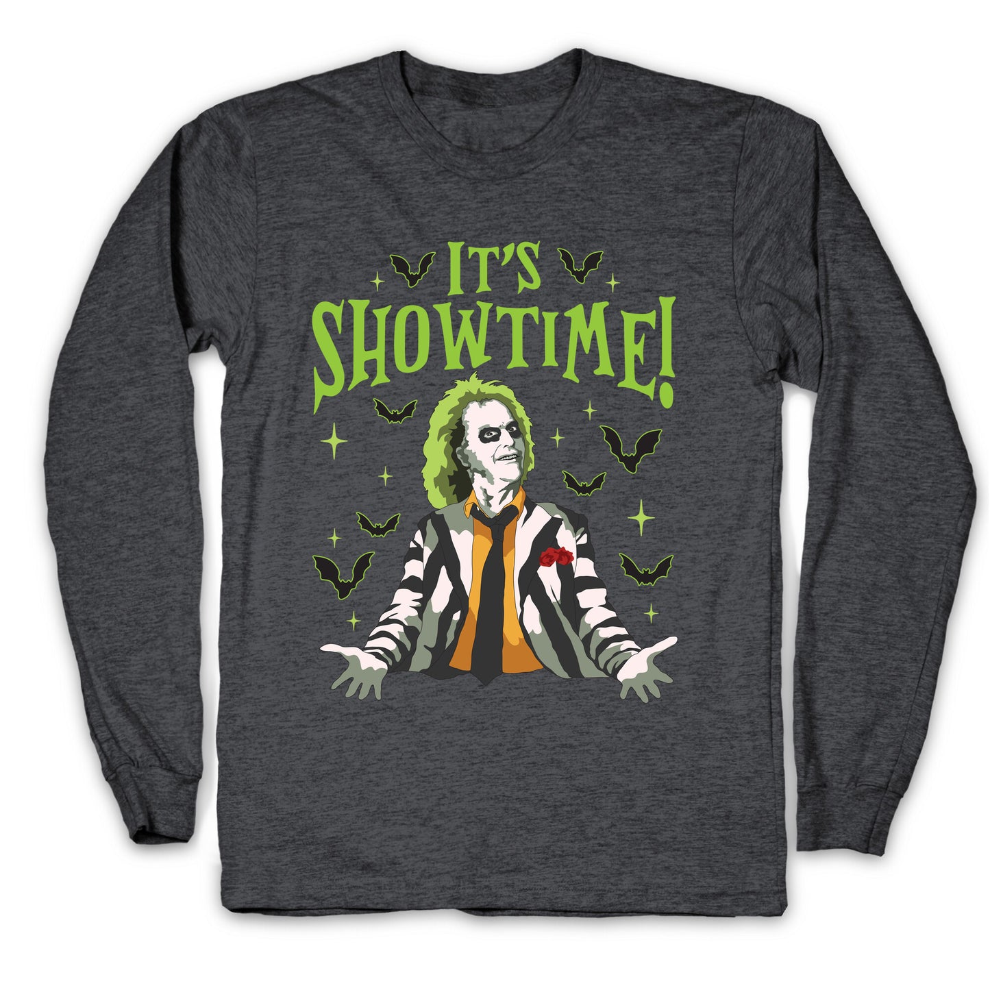 Beetlejuice Its Showtime Longsleeve Tee