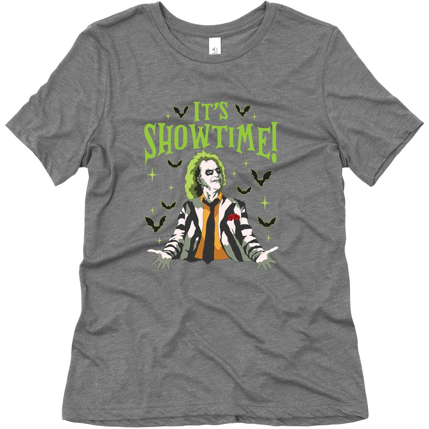 Beetlejuice Its Showtime Womens Triblend Tee