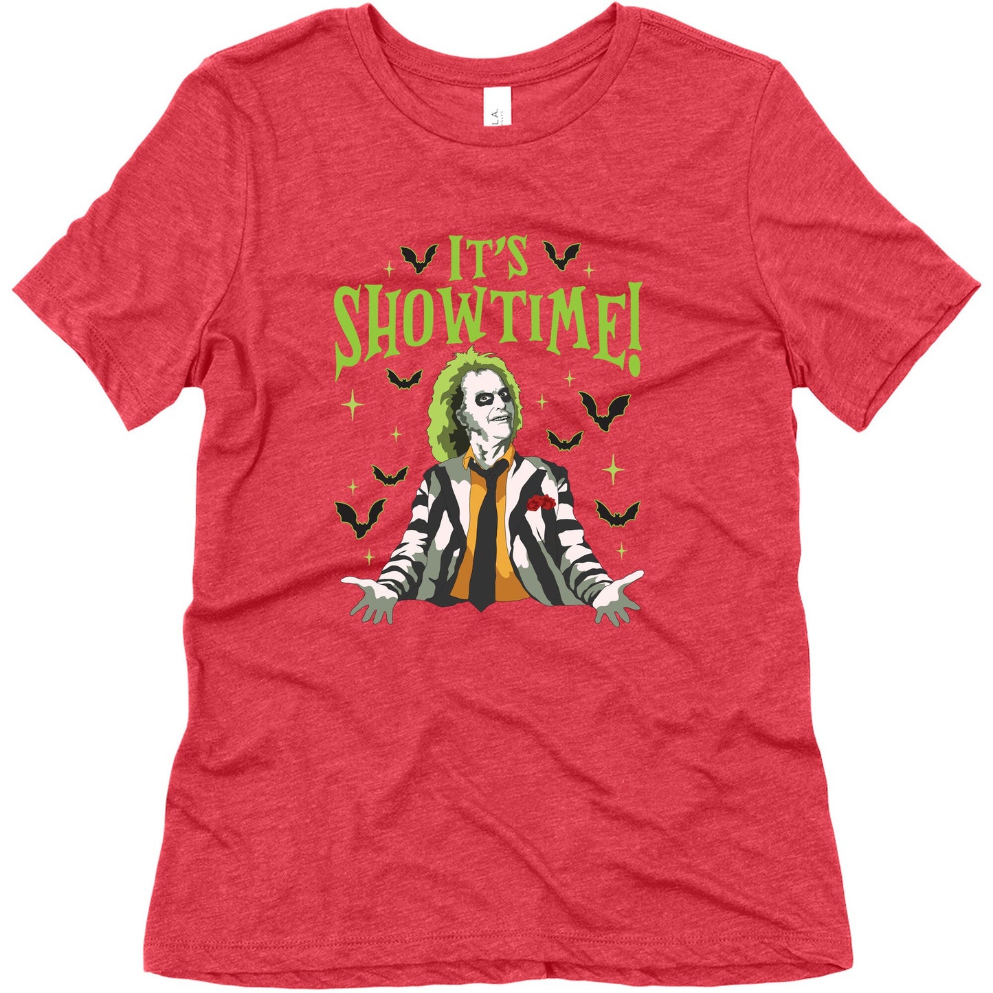 Beetlejuice Its Showtime Womens Triblend Tee