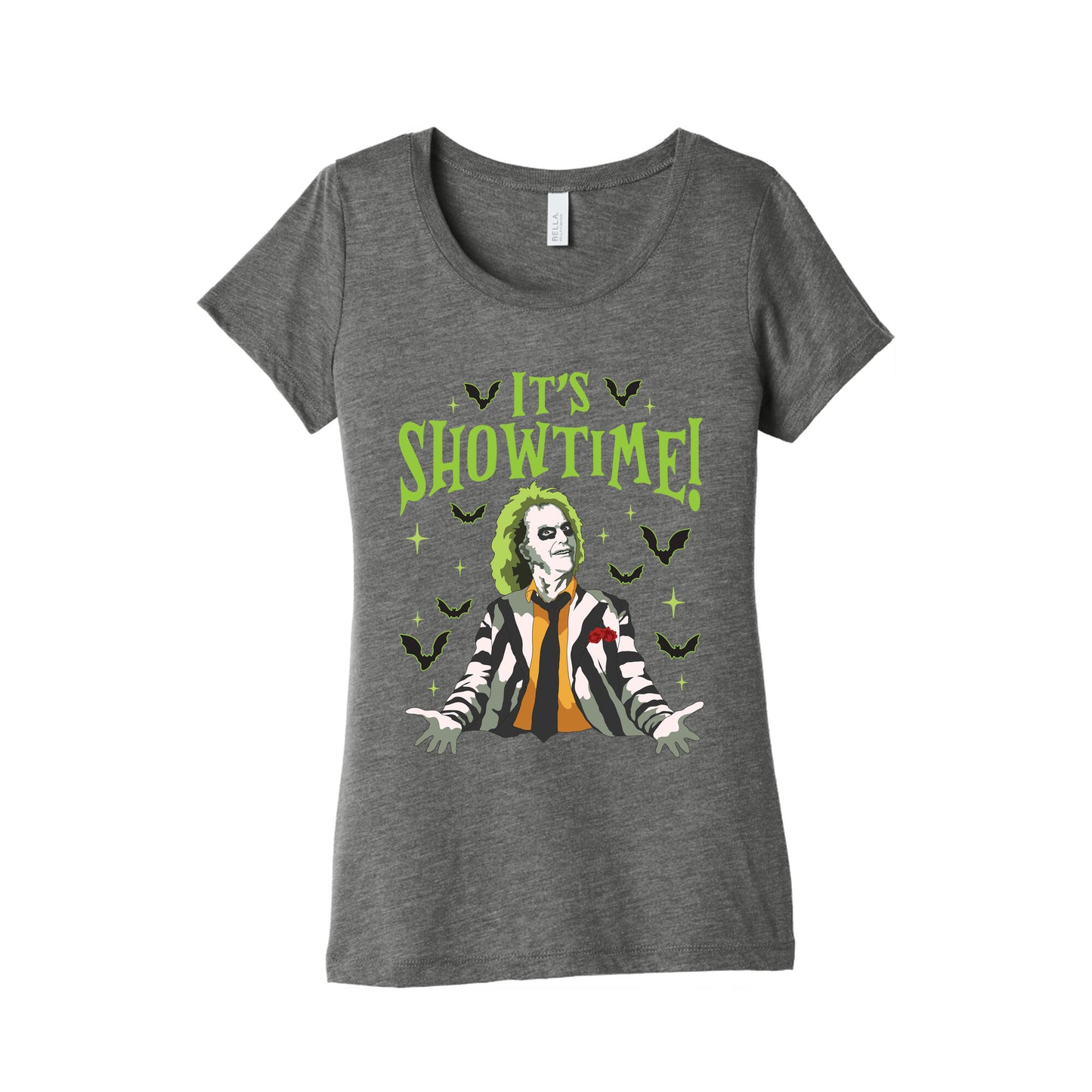 Beetlejuice Its Showtime Womens Triblend Tee