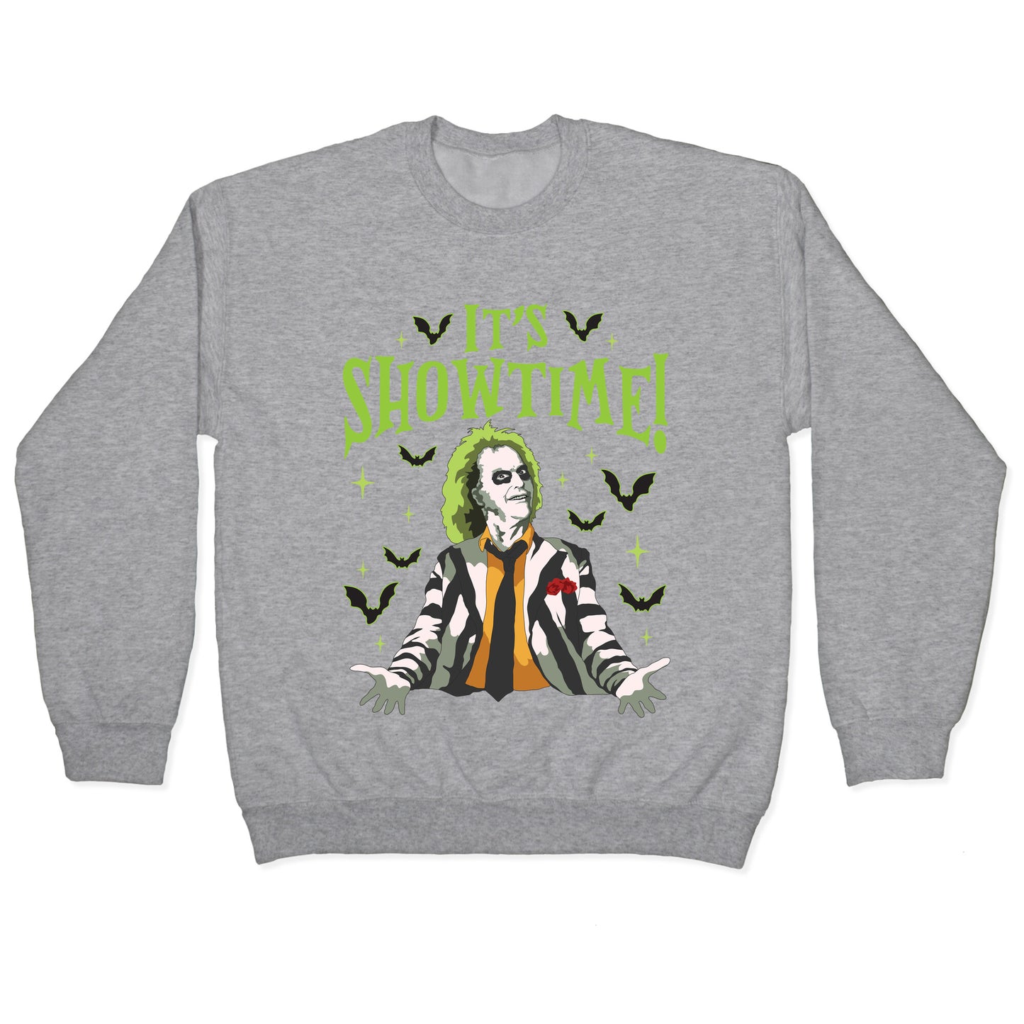 Beetlejuice Its Showtime Crewneck Sweatshirt