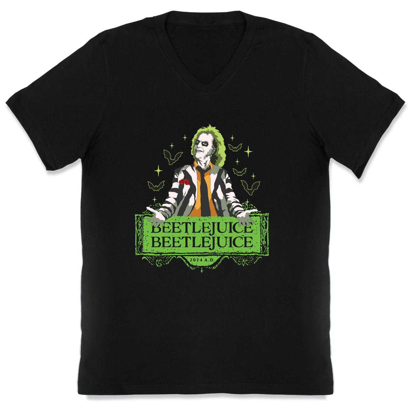 Beetlejuice Beetlejuice V-Neck