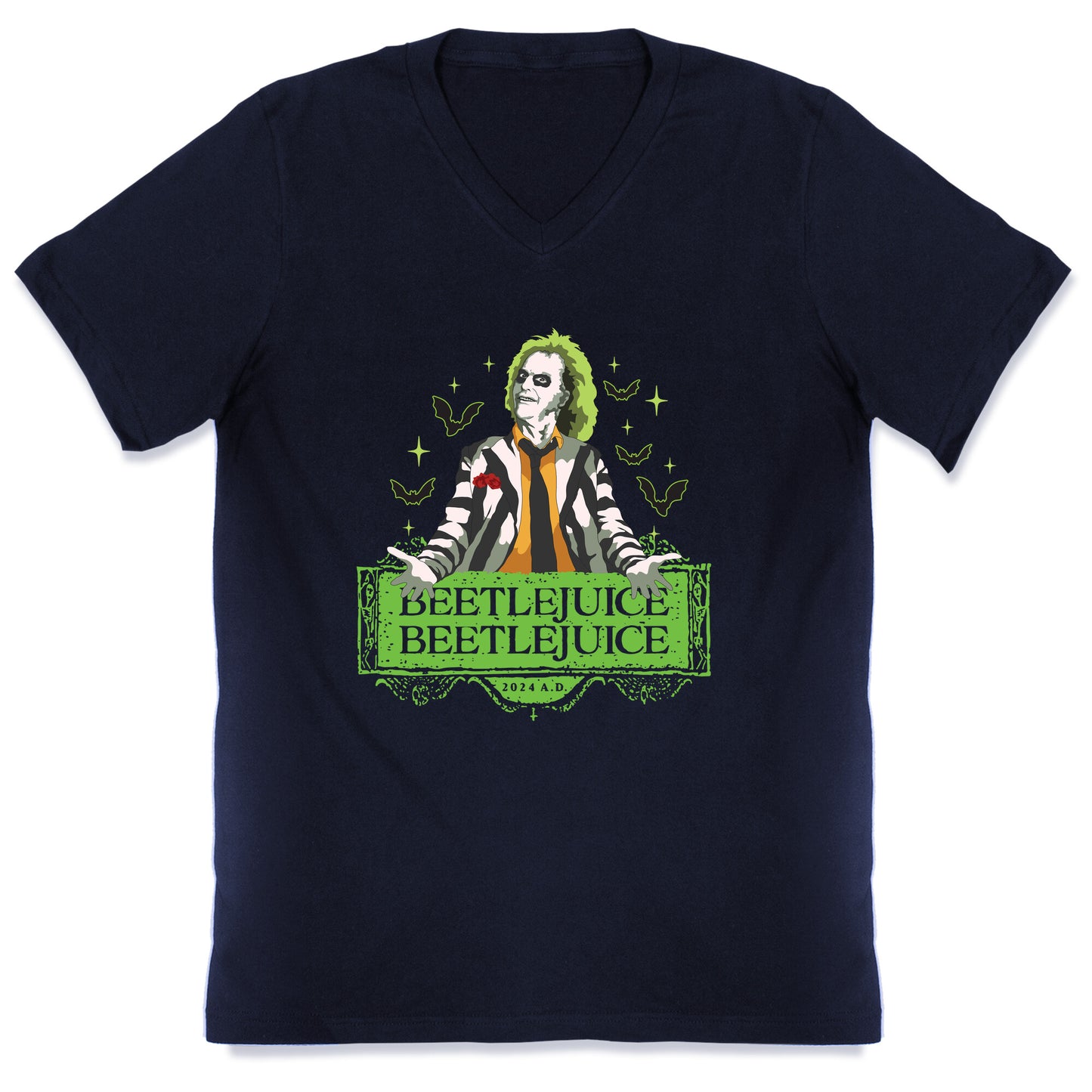 Beetlejuice Beetlejuice V-Neck