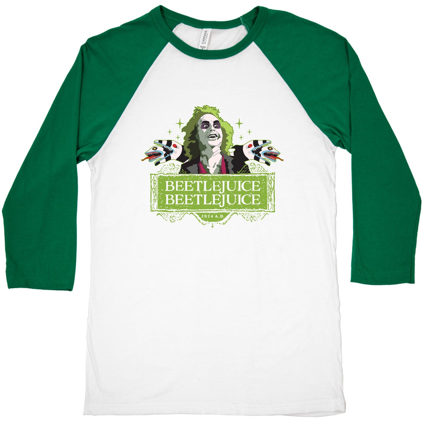 Beetlejuice Beetlejuice Baseball Tee