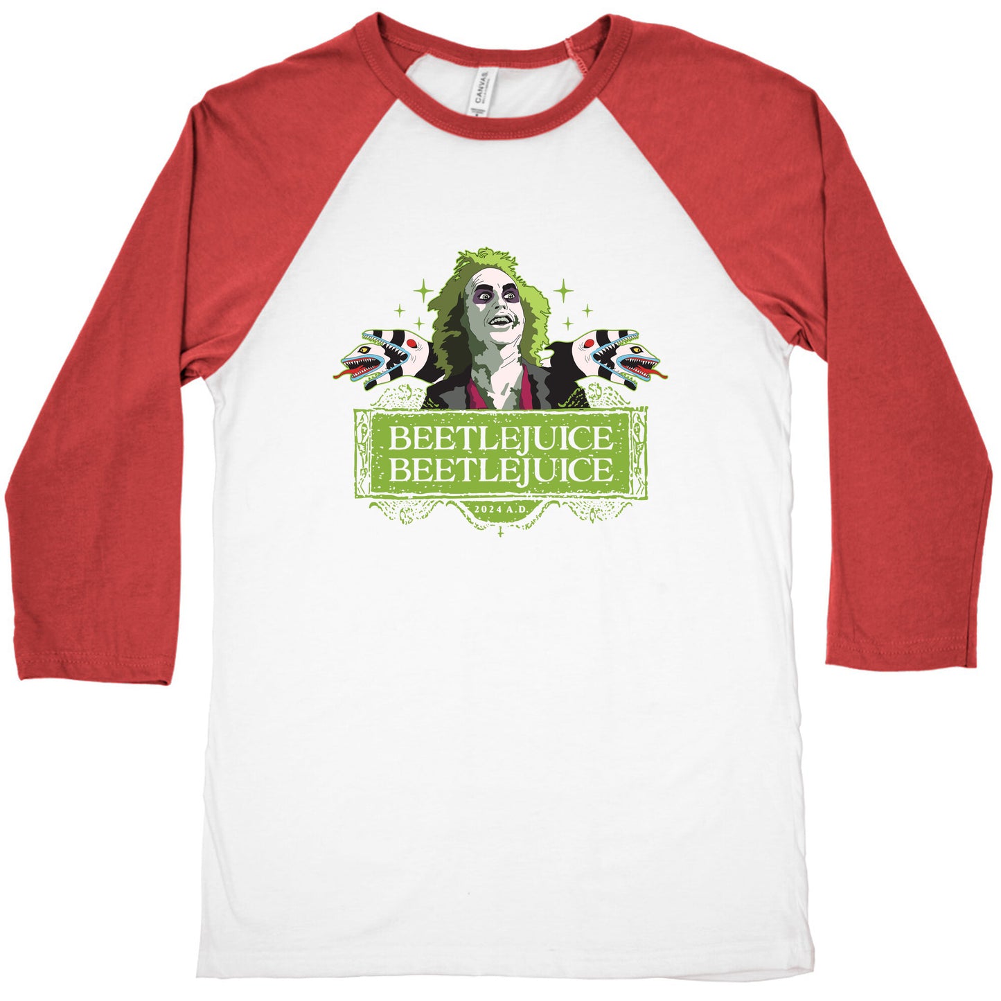 Beetlejuice Beetlejuice Baseball Tee
