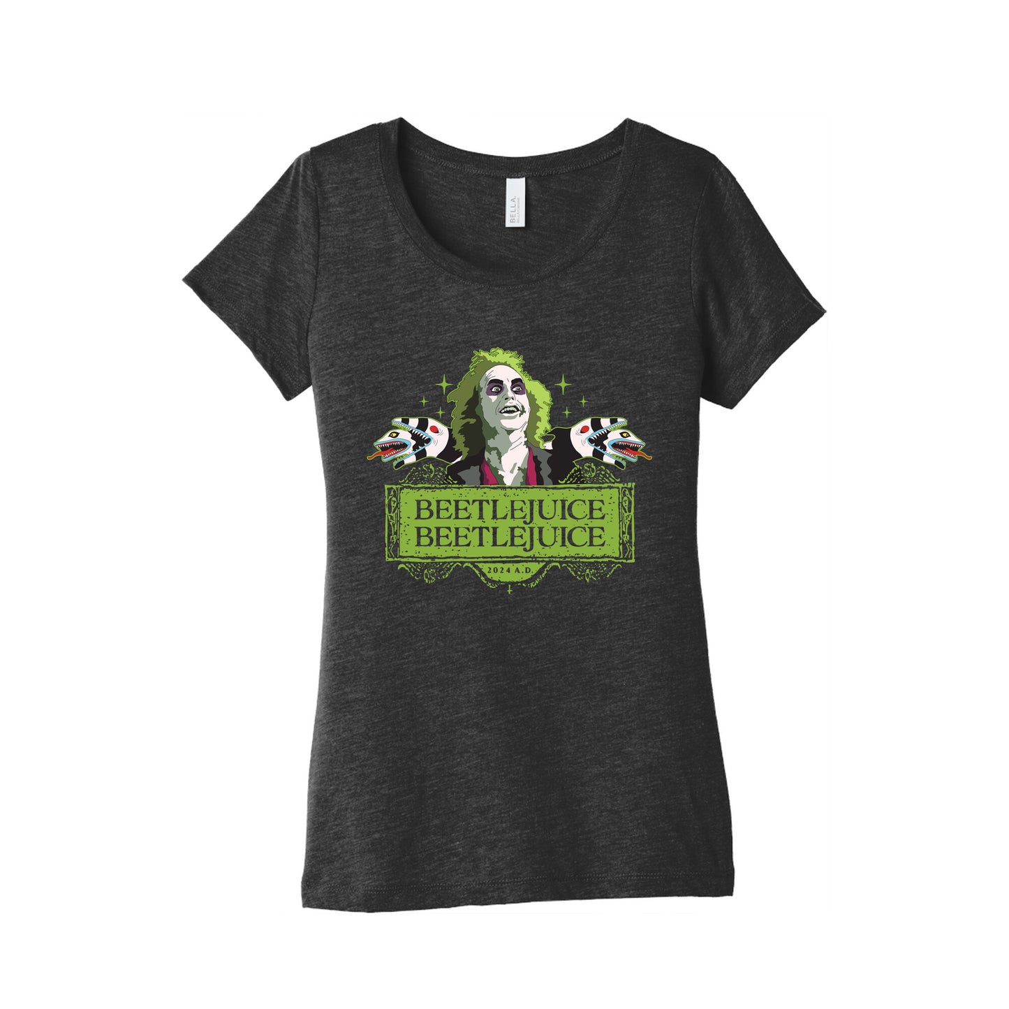 Beetlejuice Beetlejuice Womens Triblend Tee