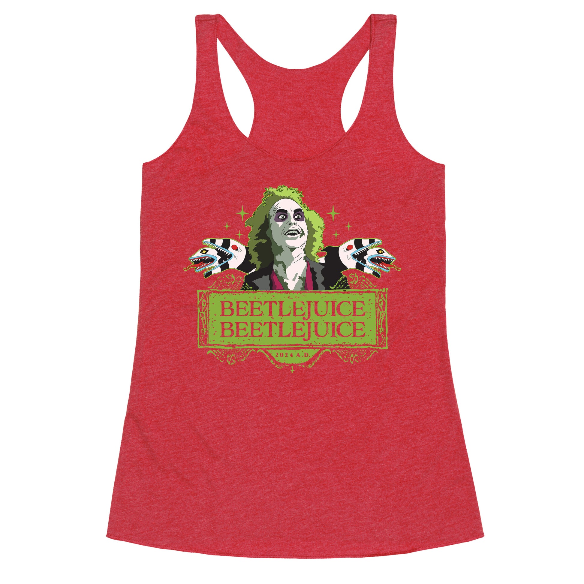 Beetlejuice Beetlejuice Racerback Tank