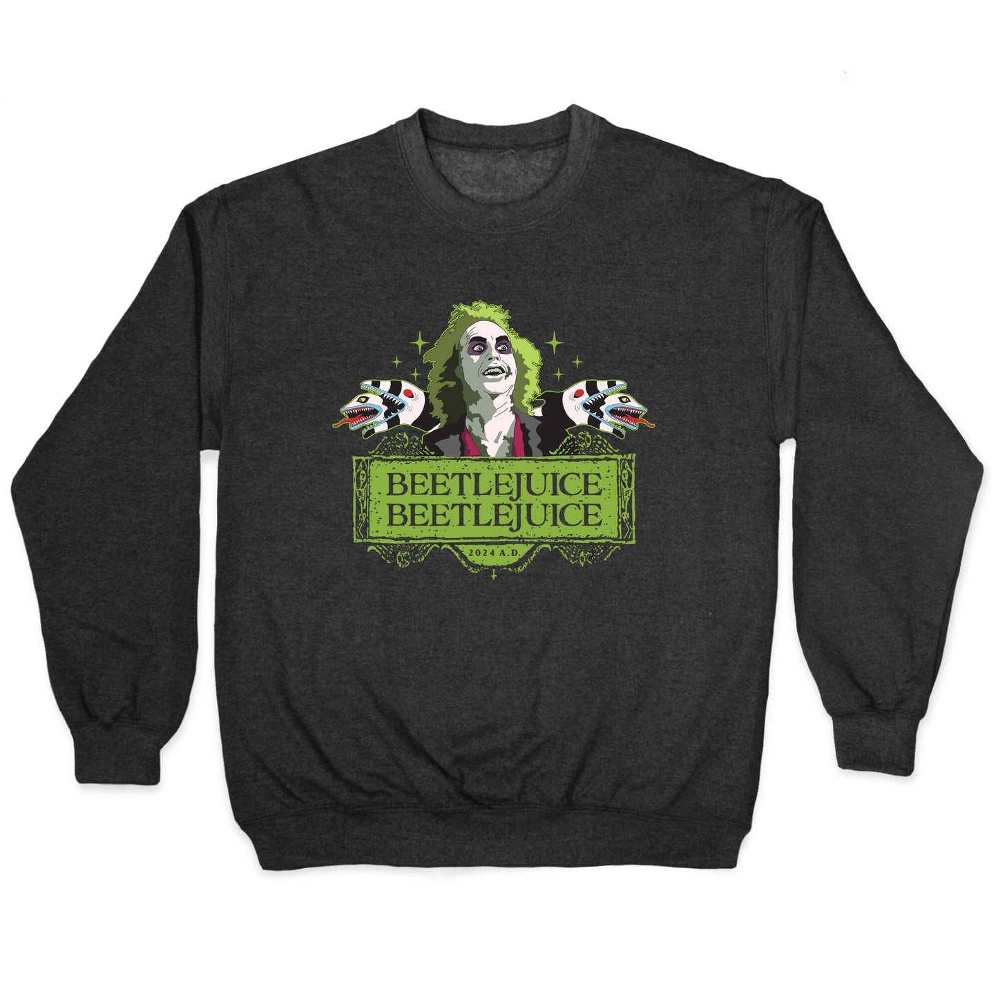 Beetlejuice Beetlejuice Crewneck Sweatshirt