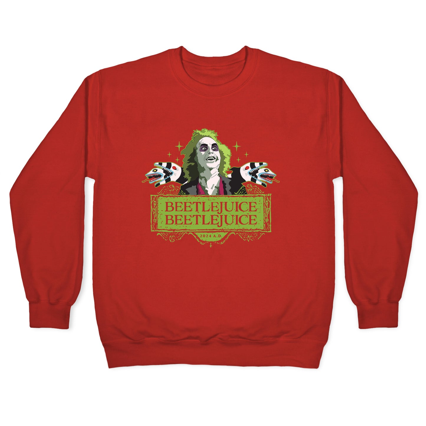 Beetlejuice Beetlejuice Crewneck Sweatshirt