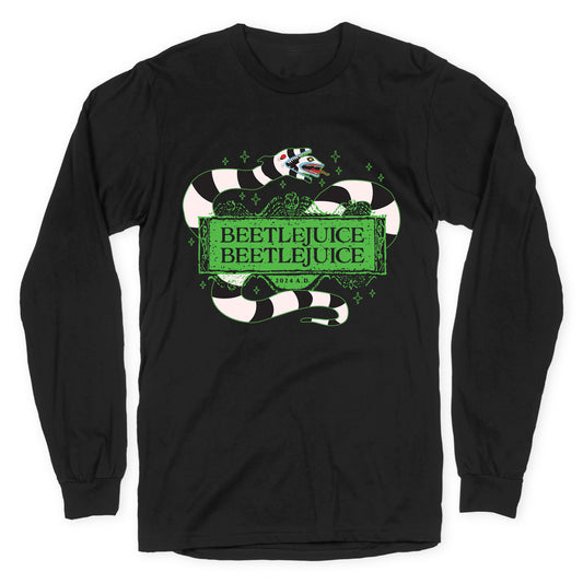 Beetlejuice Beetlejuice 2024 AD Longsleeve Tee
