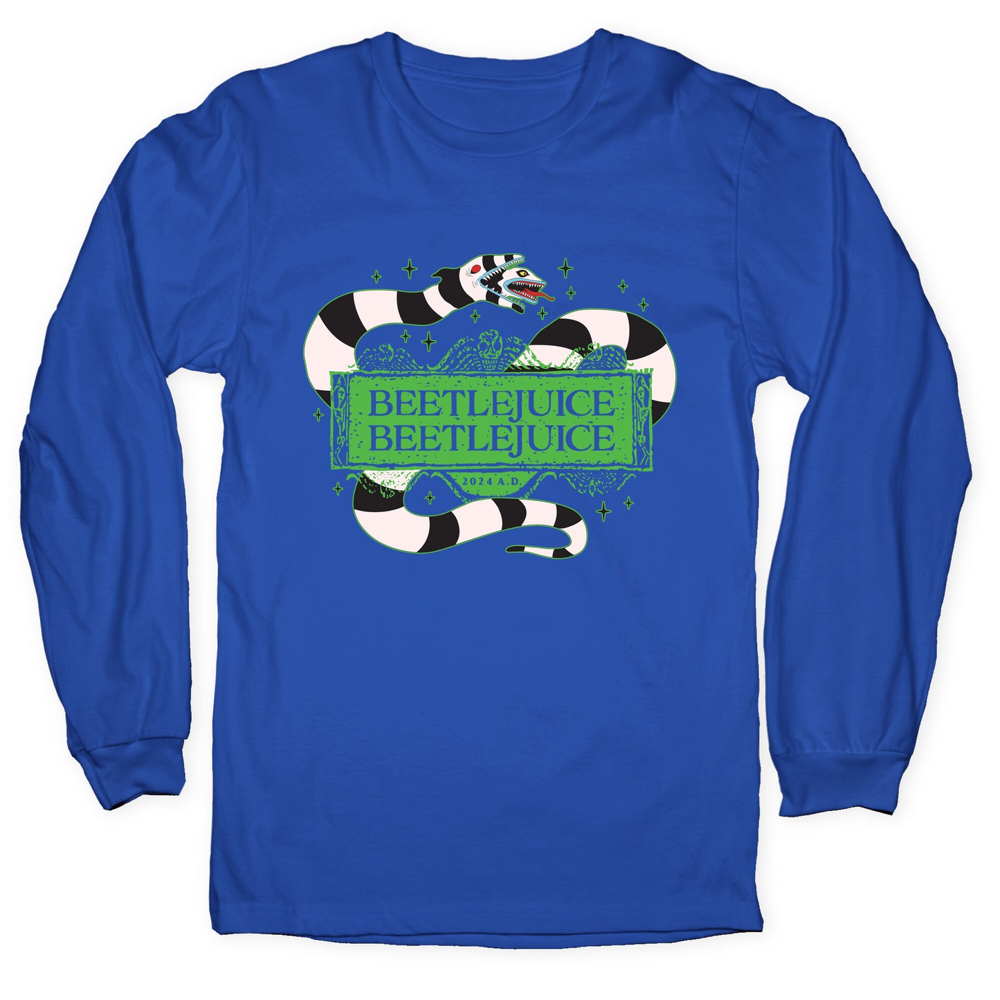 Beetlejuice Beetlejuice 2024 AD Longsleeve Tee