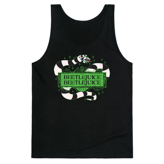 Beetlejuice Beetlejuice 2024 AD Tank Top