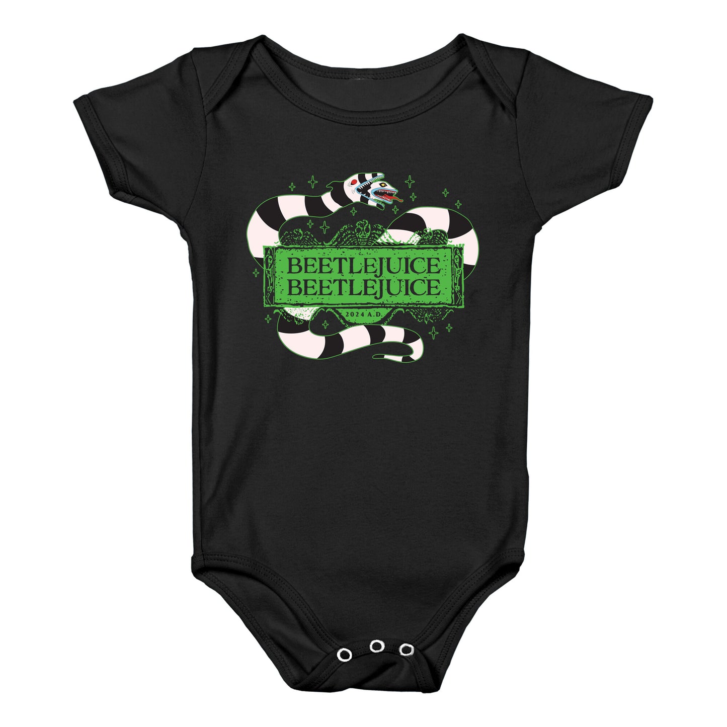 Beetlejuice Beetlejuice 2024 AD Baby One-Piece