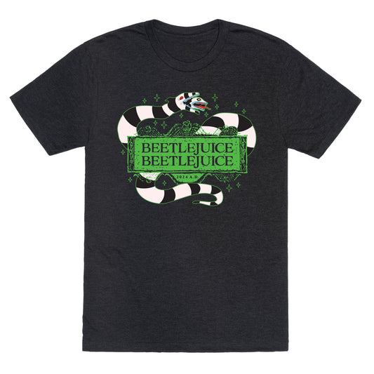 Beetlejuice Beetlejuice 2024 AD Unisex Triblend Tee