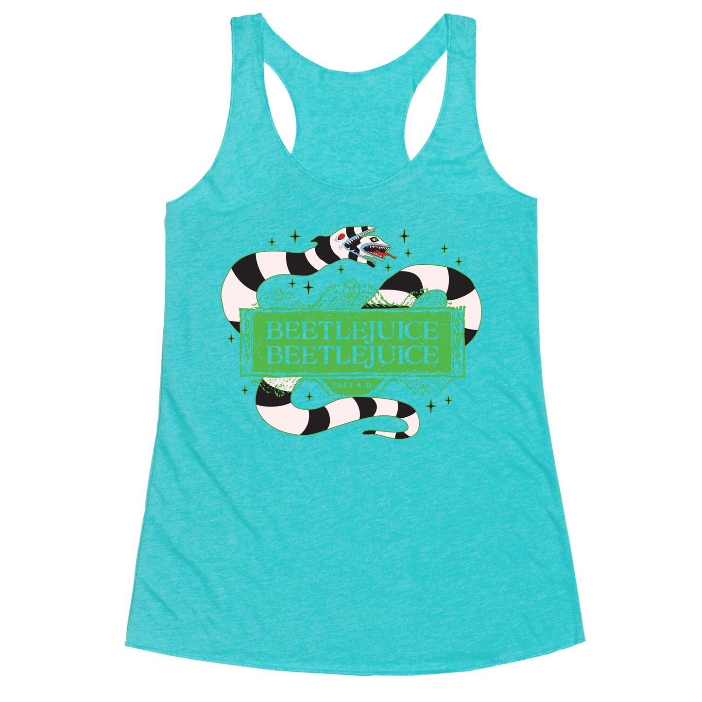 Beetlejuice Beetlejuice 2024 AD Racerback Tank