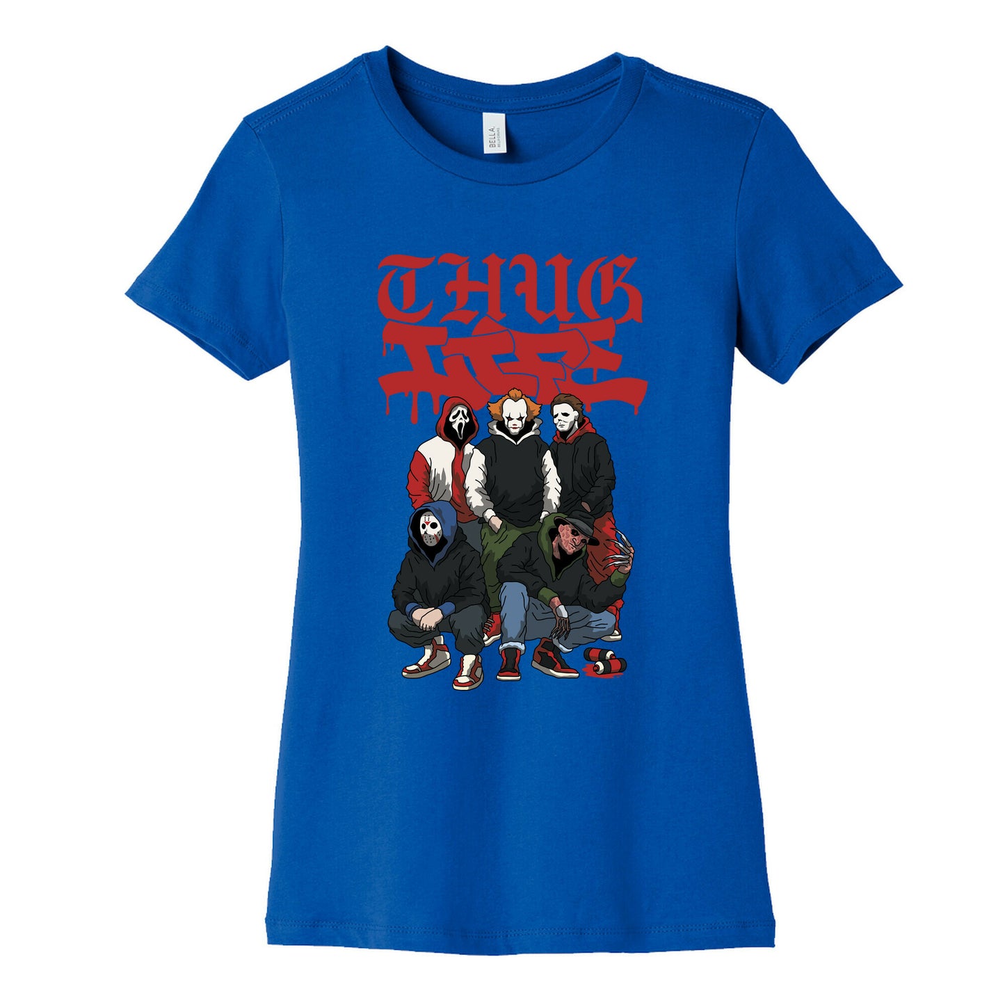 Thug Life Halloween Womens Cotton Tee