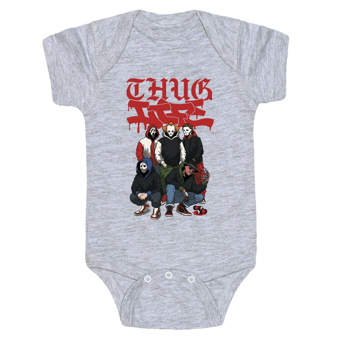 Thug Life Halloween Baby One-Piece
