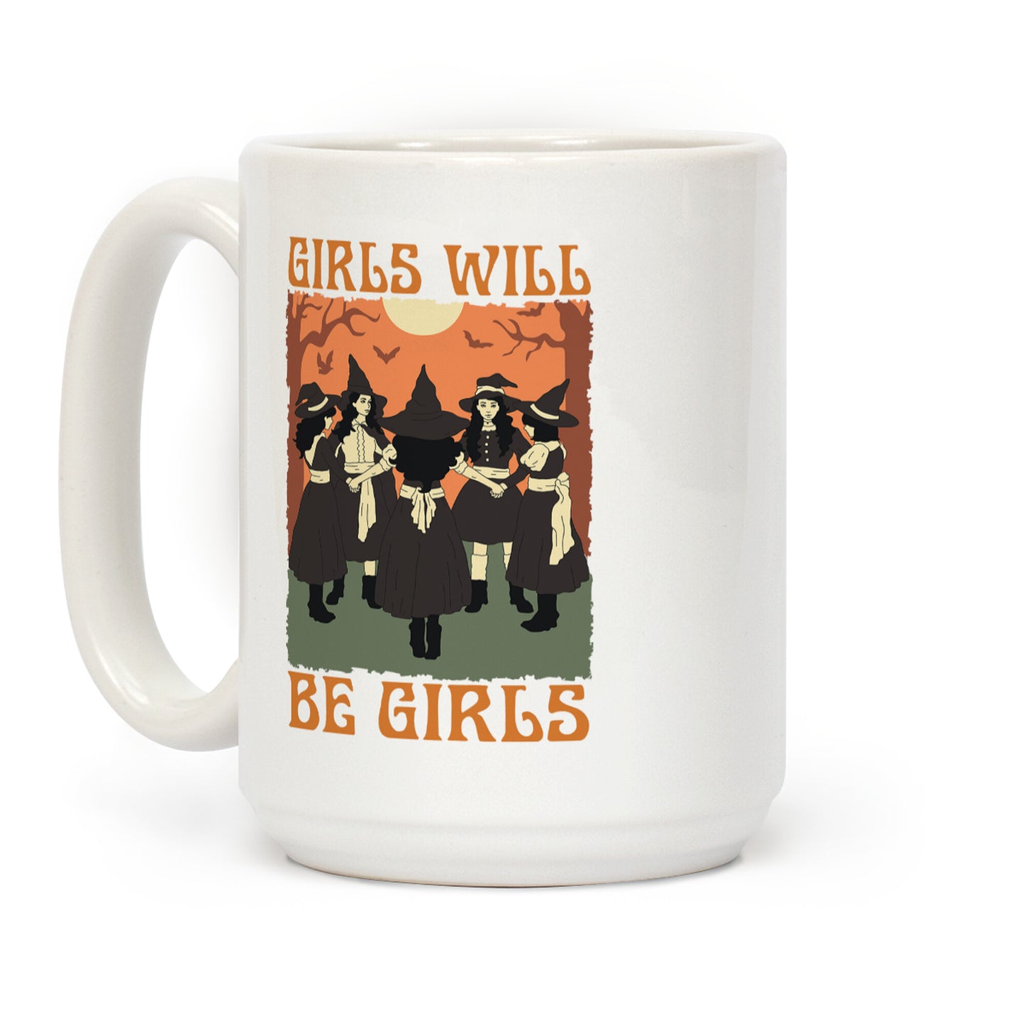 Girls Will Be Girls Witch Coffee Mug