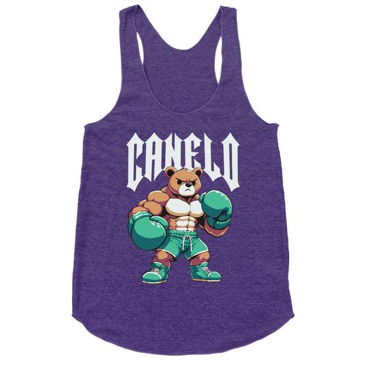 Canelo Teddy Bear Racerback Tank