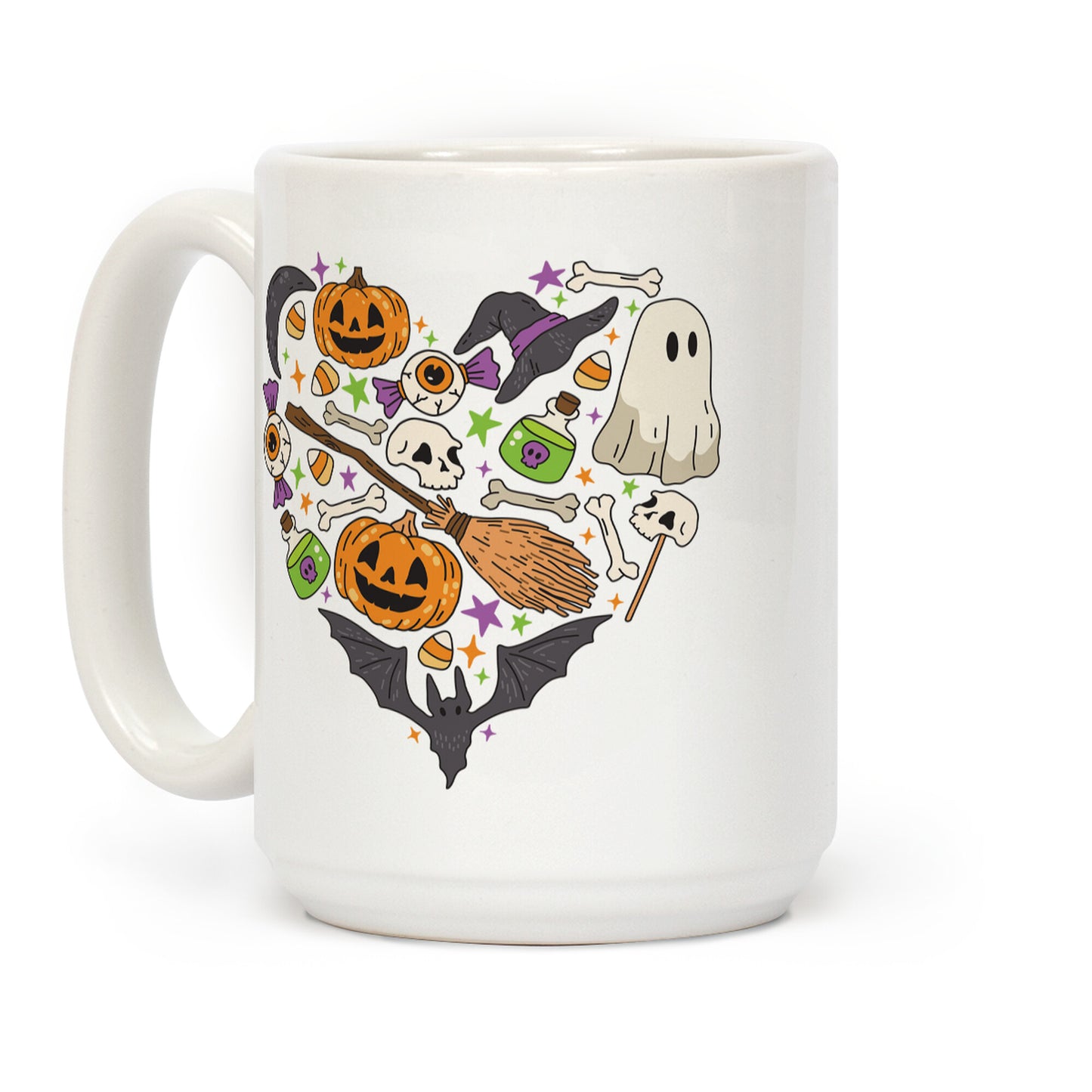 Halloween Heart Coffee Mug