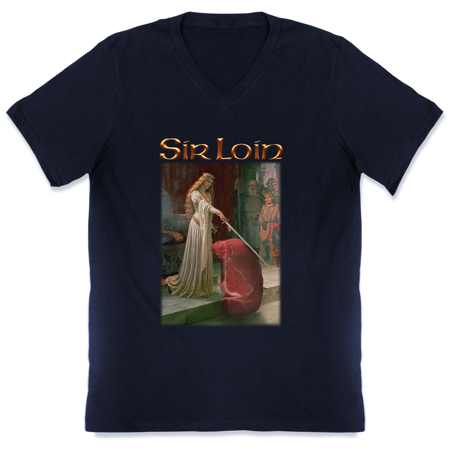 Sir Loin Steak Meme V-Neck