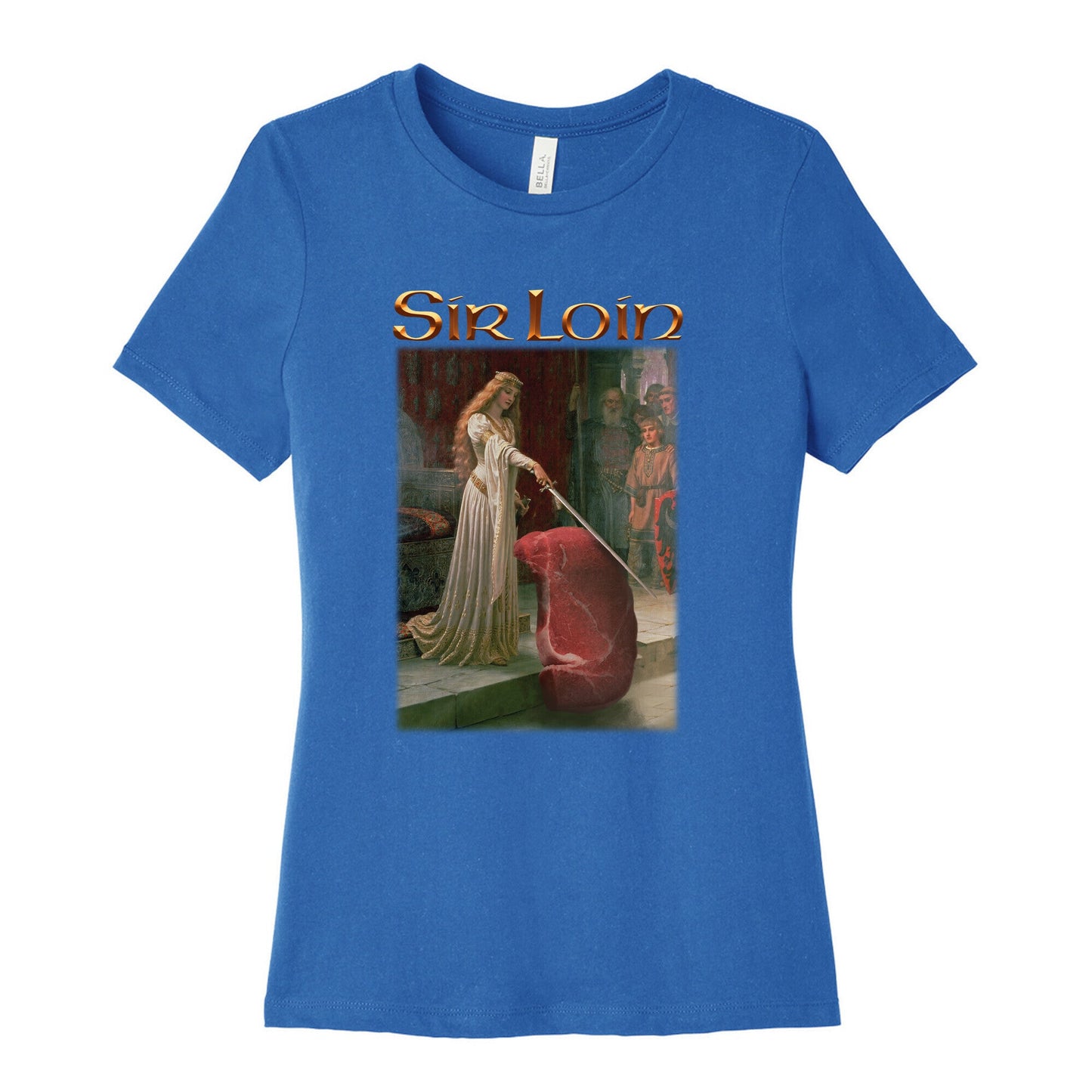 Sir Loin Steak Meme Womens Cotton Tee