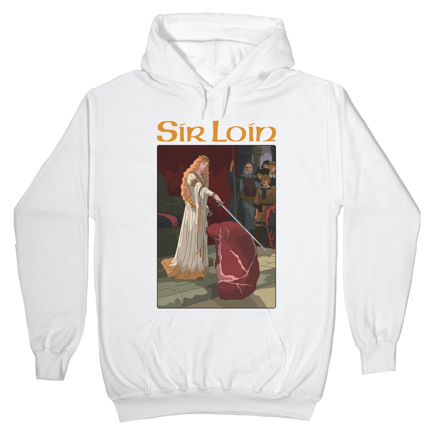 Sir Loin Steak Meme Cartoon Hoodie