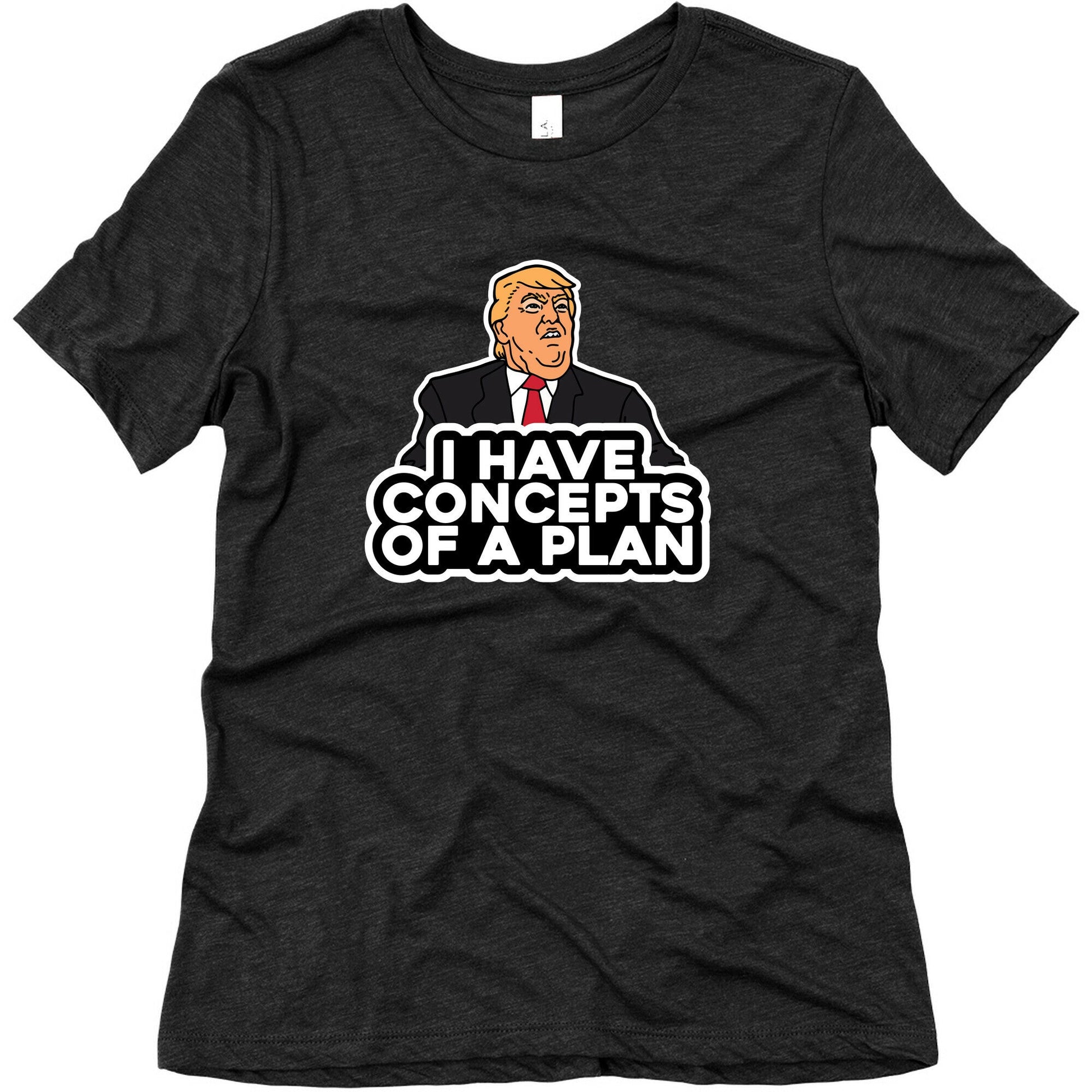 I Have Concepts of a Plan Womens Triblend Tee