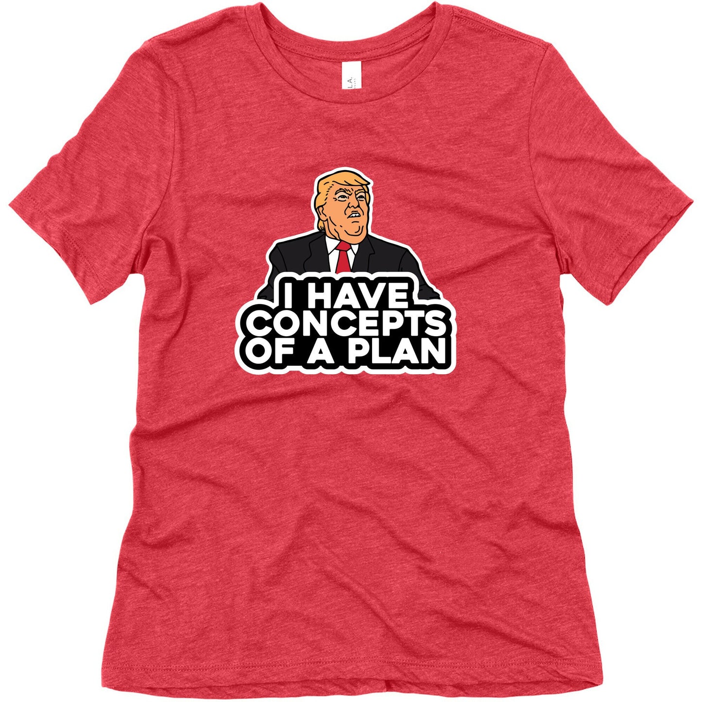 I Have Concepts of a Plan Womens Triblend Tee