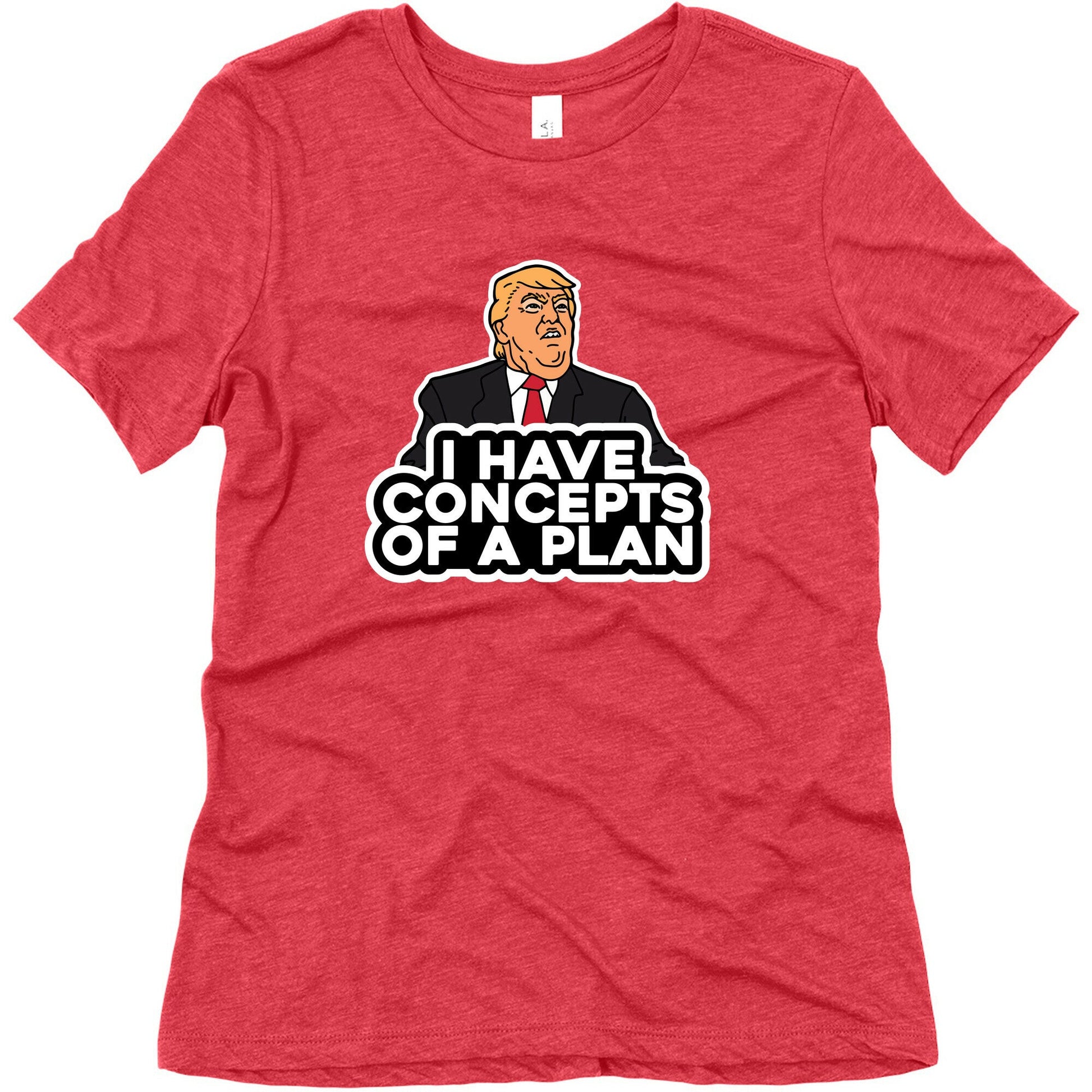 I Have Concepts of a Plan Womens Triblend Tee