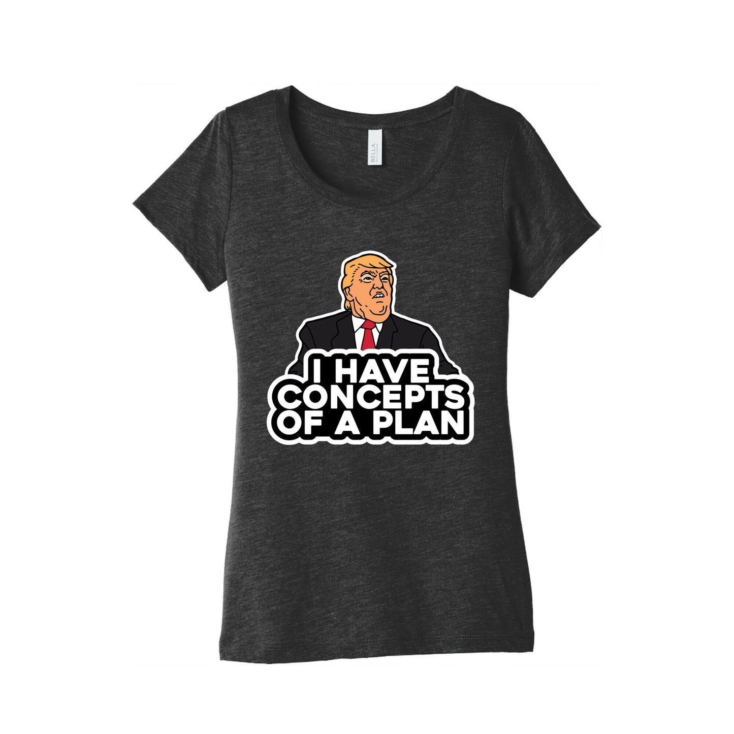I Have Concepts of a Plan Womens Triblend Tee