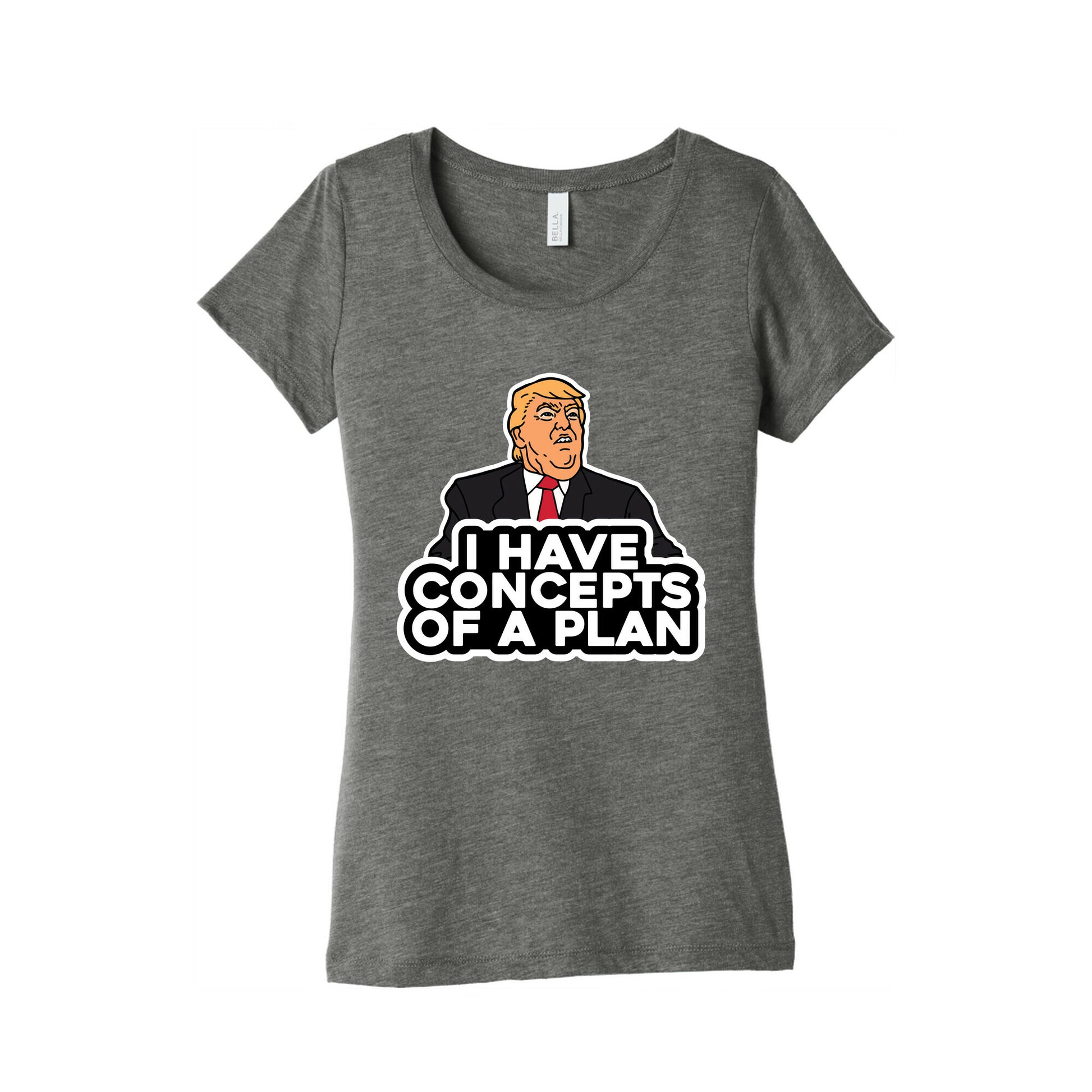 I Have Concepts of a Plan Womens Triblend Tee