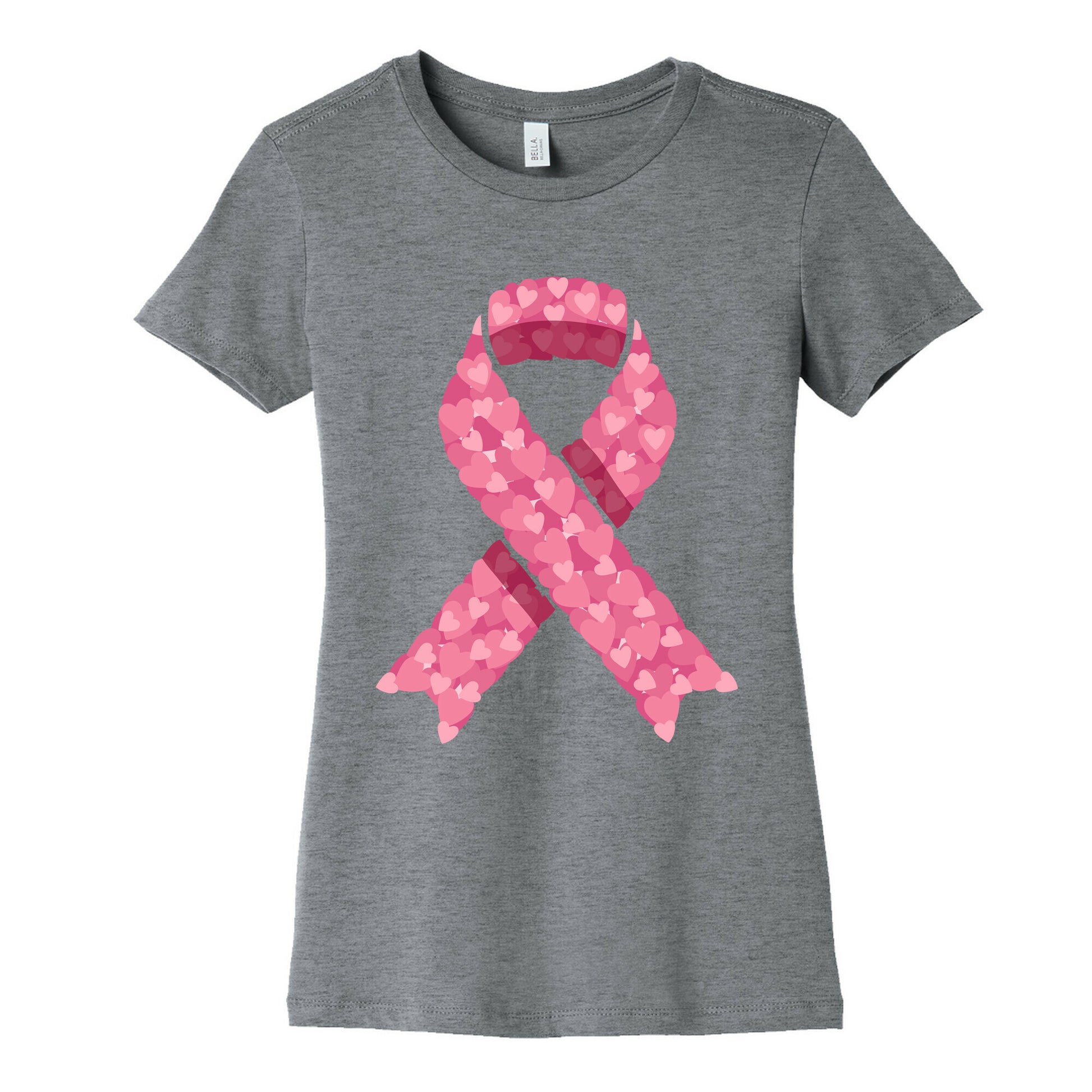Pink Ribbon Womens Cotton Tee