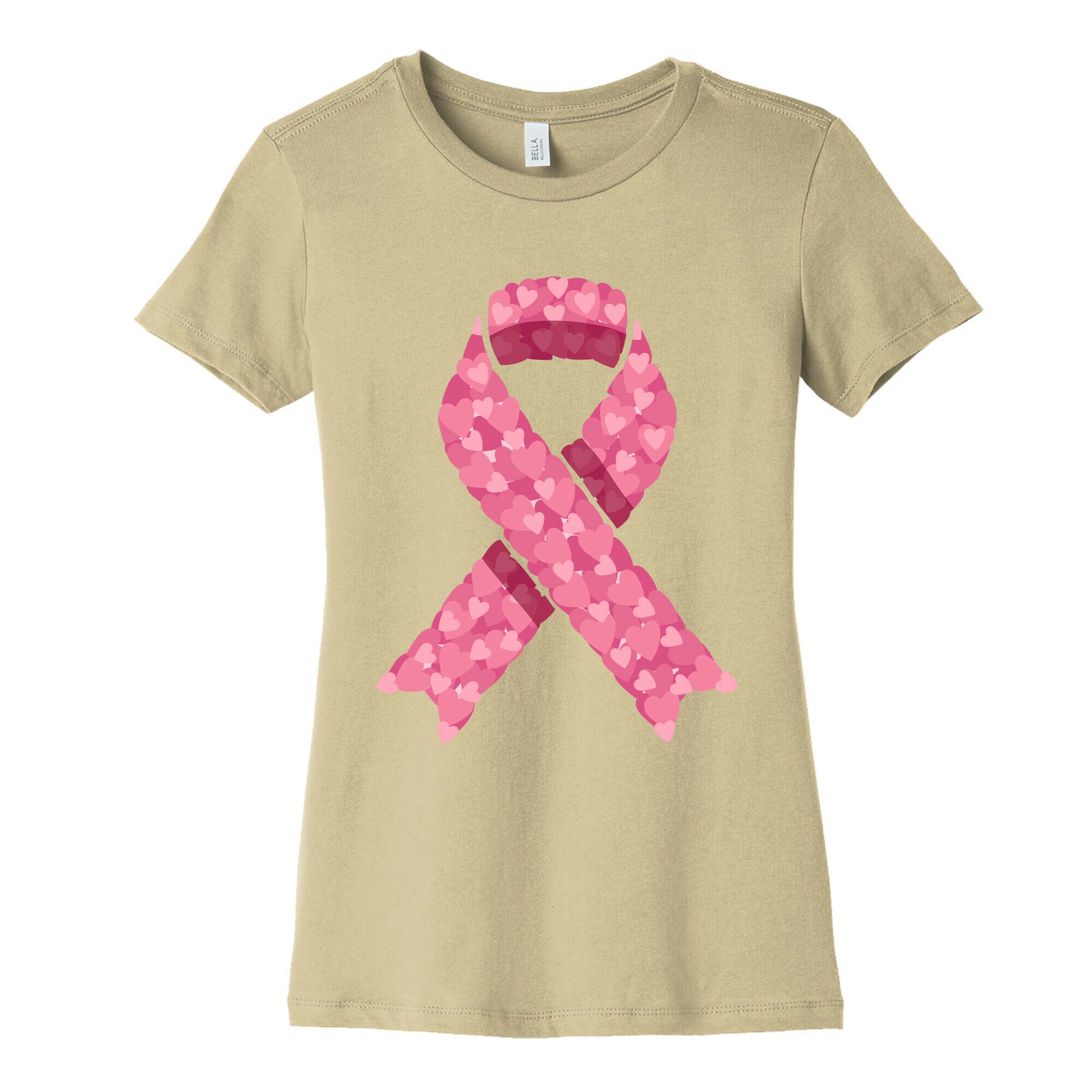 Pink Ribbon Womens Cotton Tee