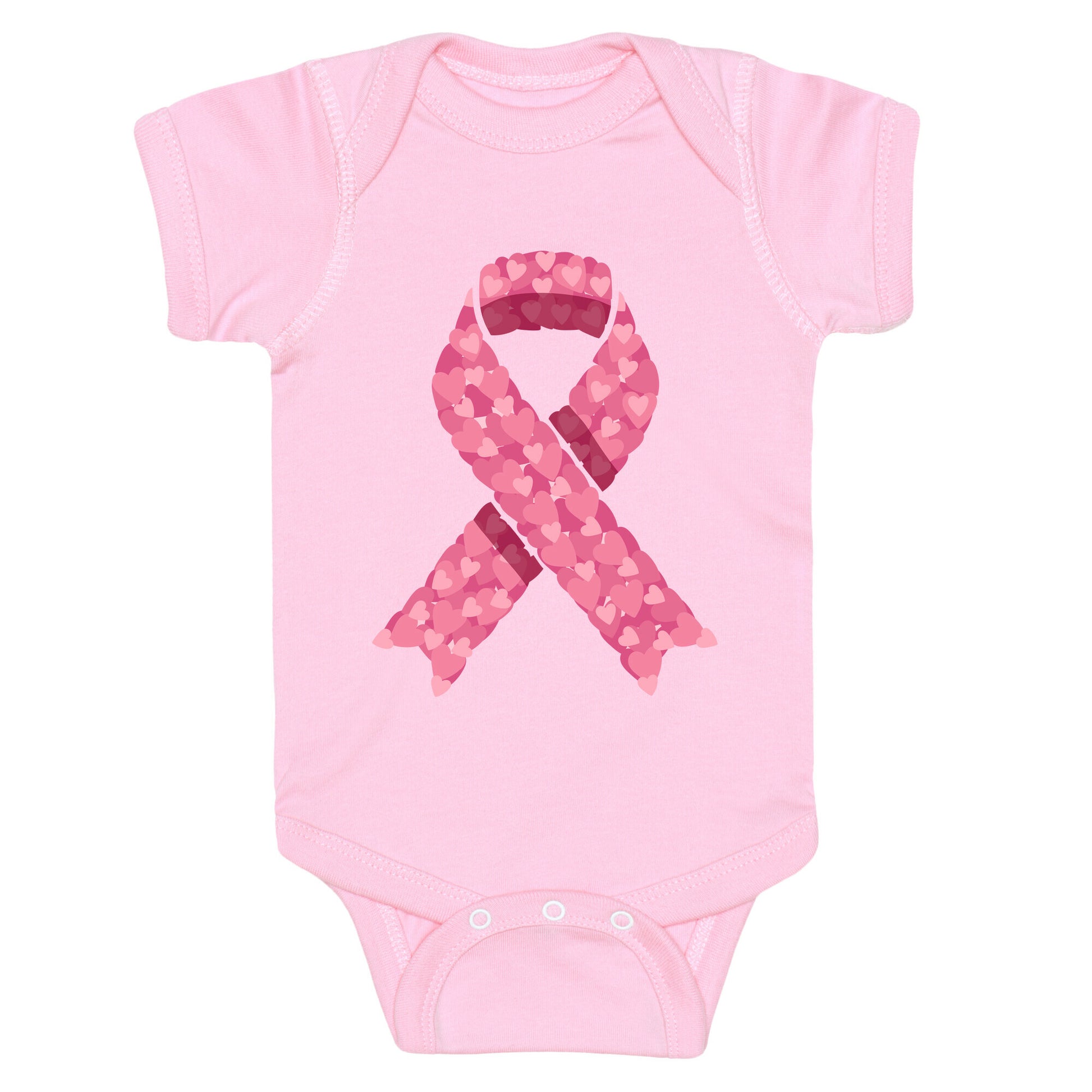 Pink Ribbon Baby One-Piece