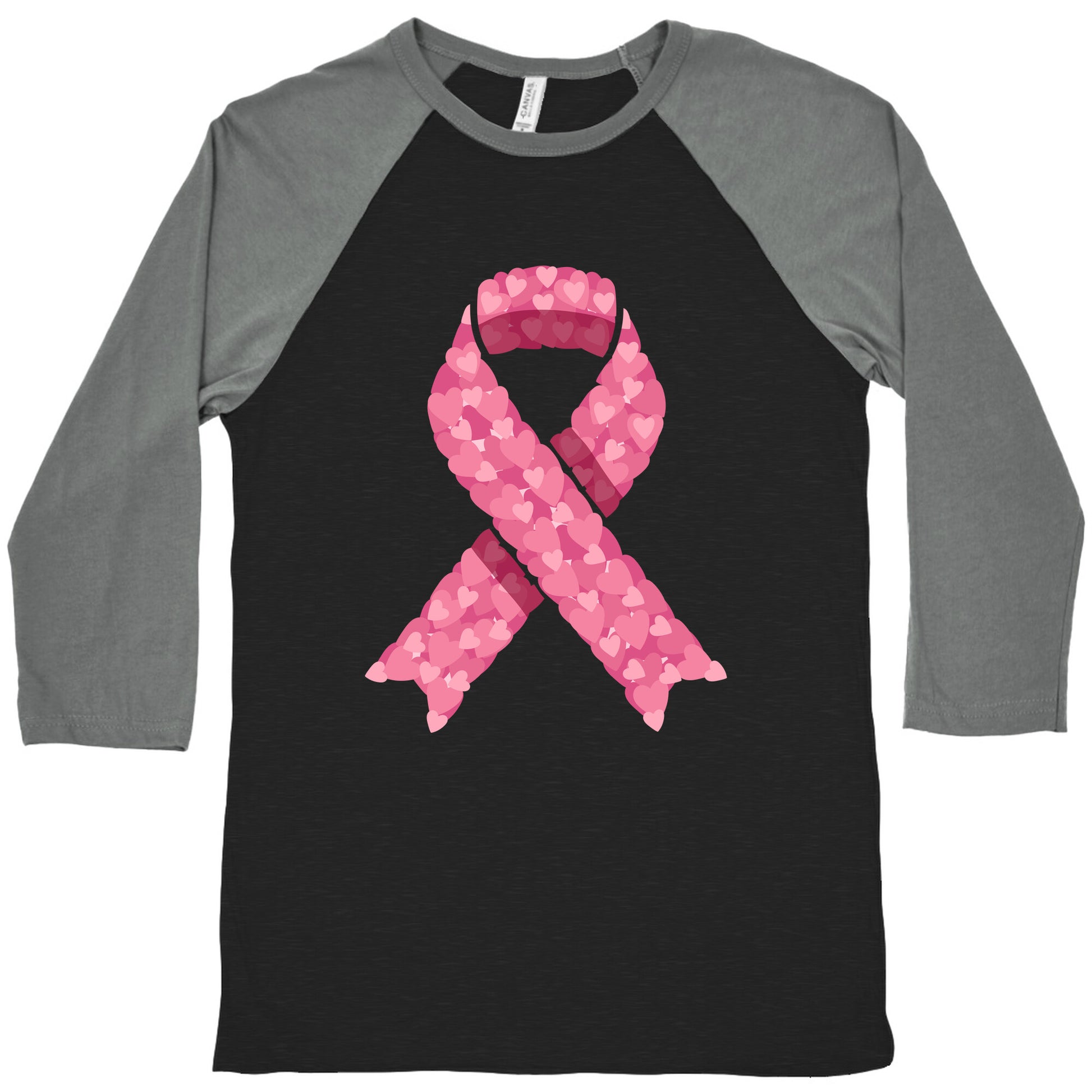 Pink Ribbon Baseball Tee