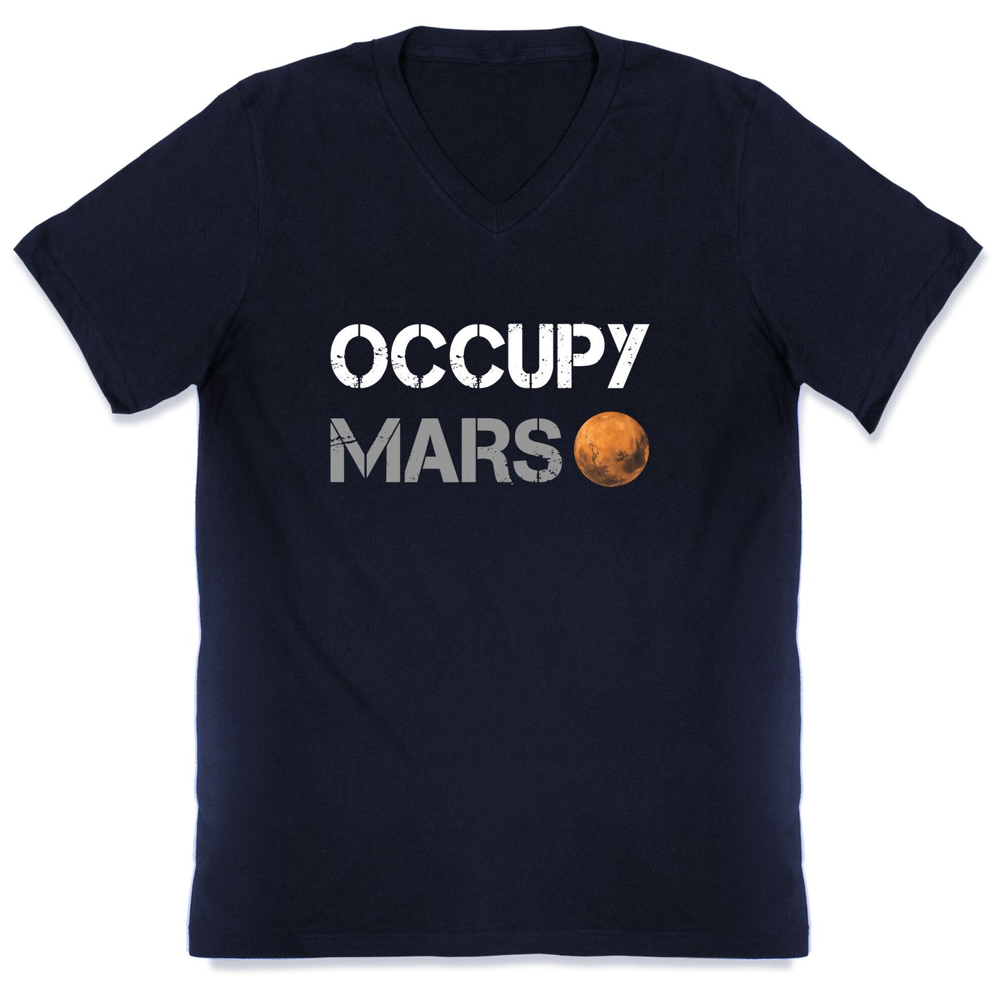 Occupy Mars V-Neck