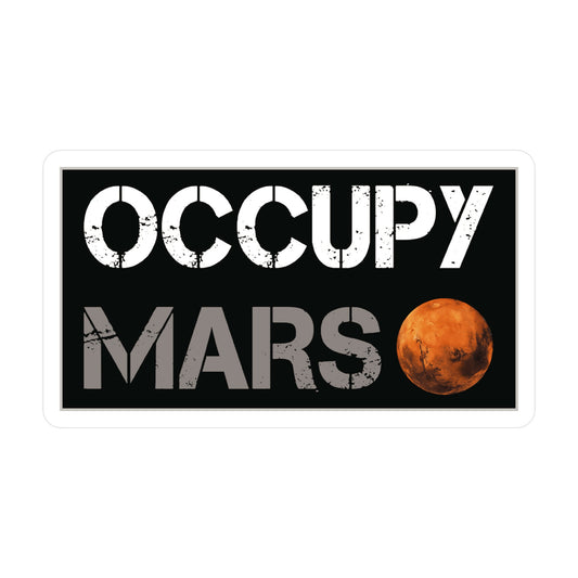 Occupy Mars Sticker